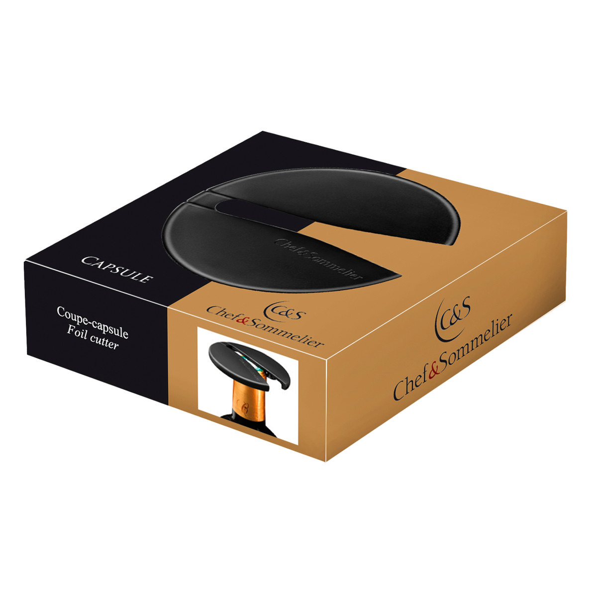 Capsule - coupe-capsule CHEF & SOMMELIER Noir