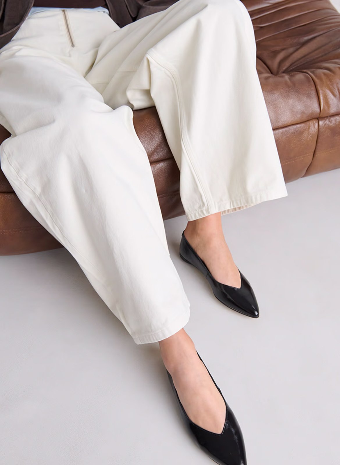 Ballerines en cuir noemie JONAK Noir