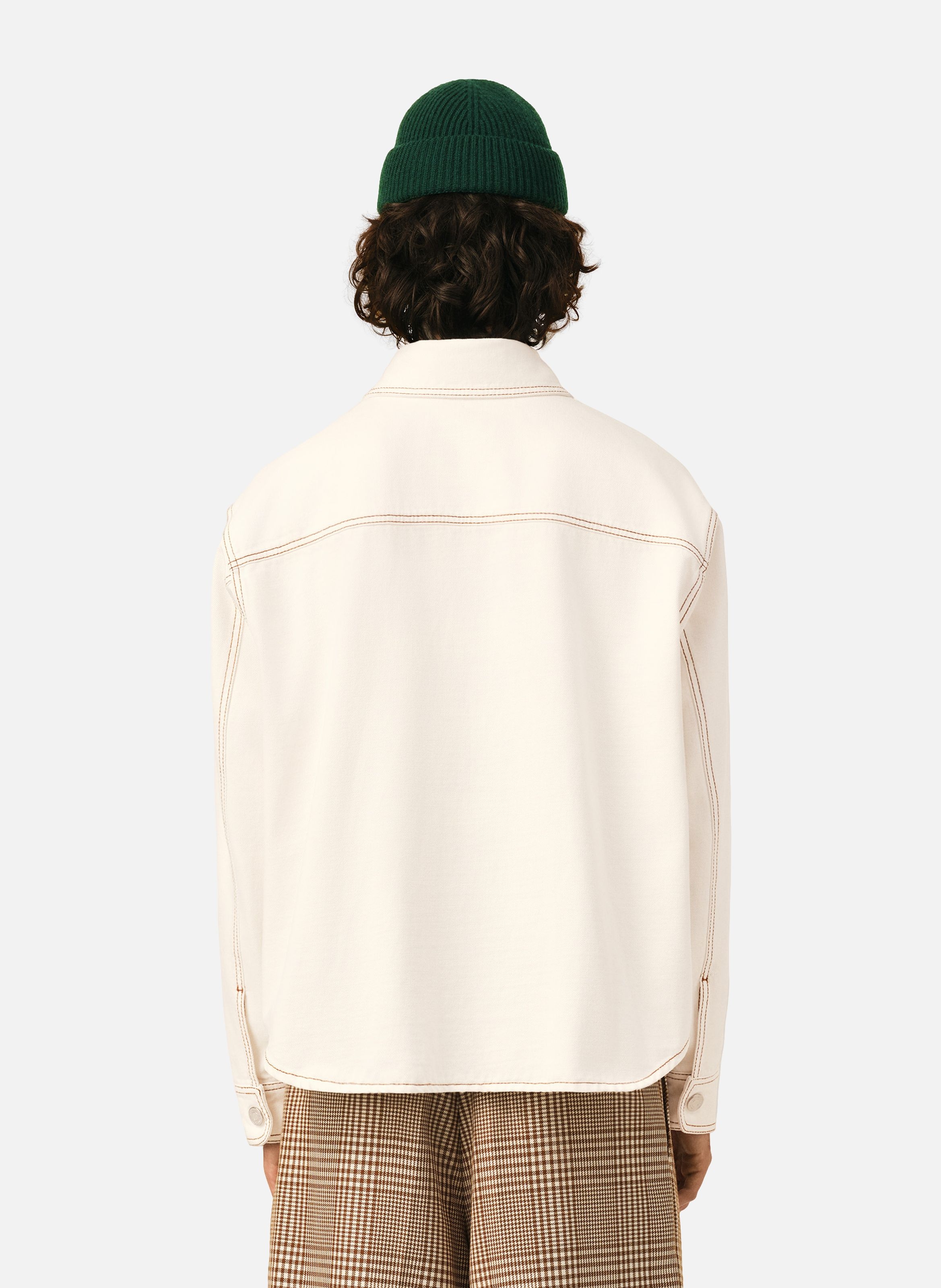 Surchemise ami de coeur en coton AMI PARIS Blanc