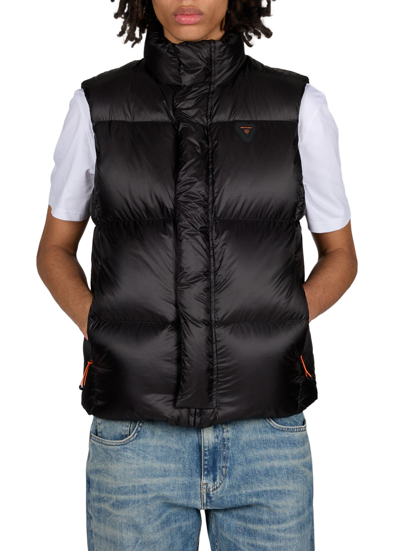 Quilted sleeveless vest Cesar GERTRUDE ET GASTON Black