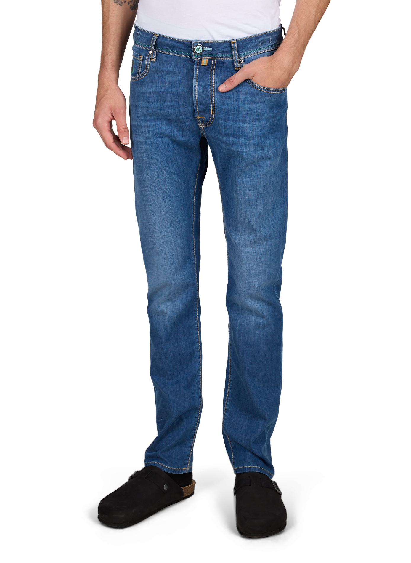 Cotton-blend jeans JACOB COHEN Blue
