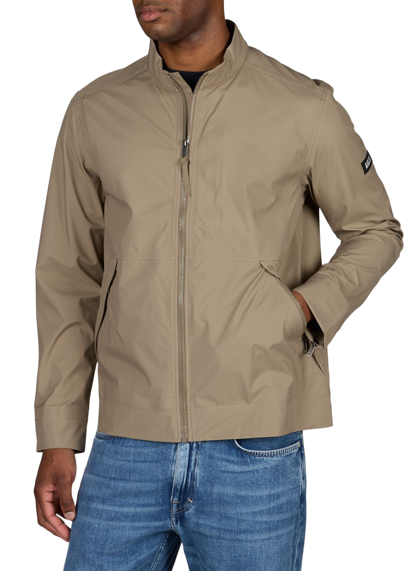 Blouson droit à col légèrement montant AIGLE Marron