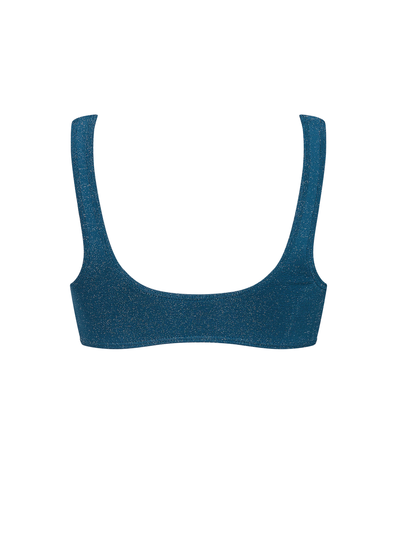 Glitzerndes Malibu-Badeoberteil BOND EYE Blau