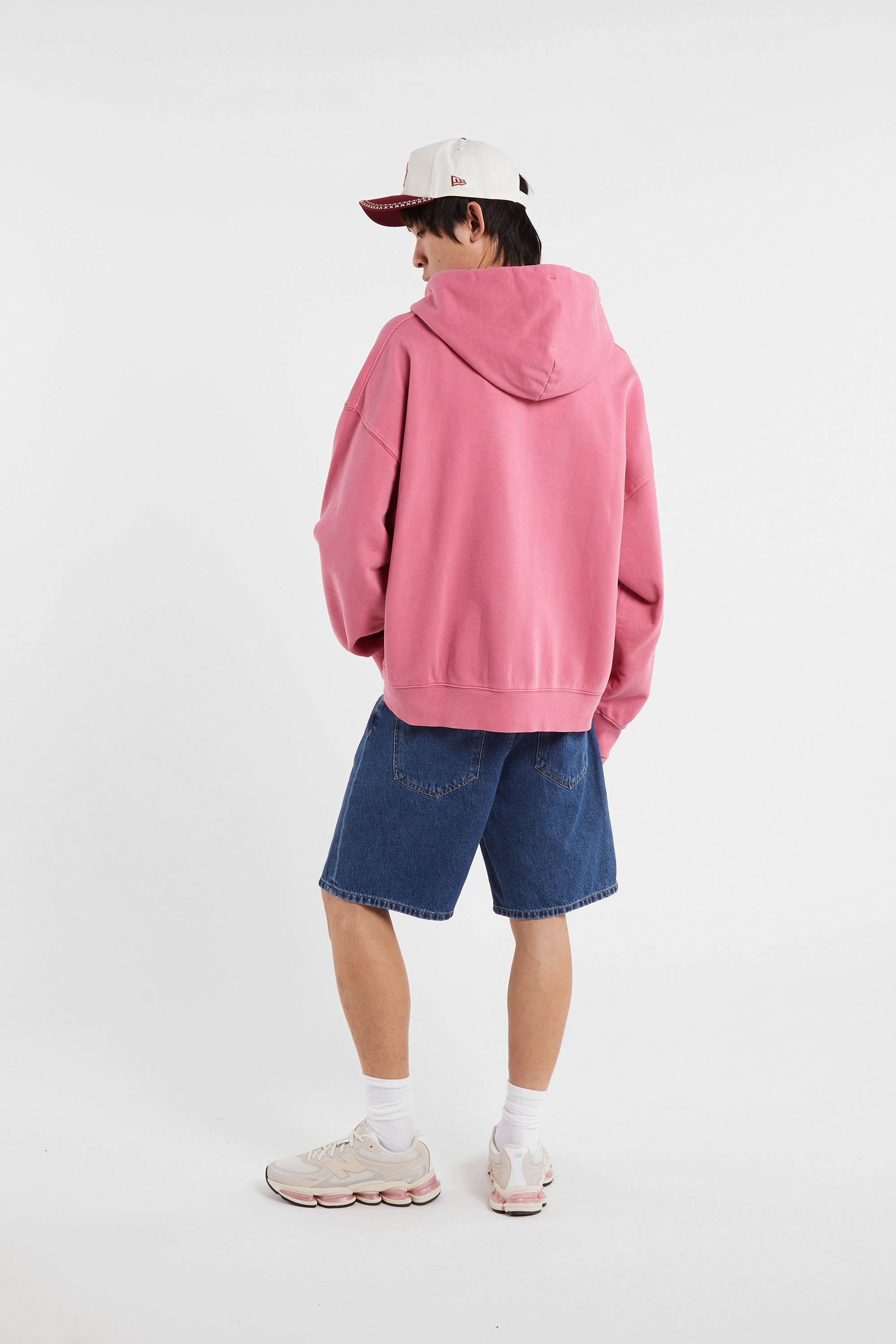Hoodie zippé hooded benton sweat jacket CARHARTT WIP Rose