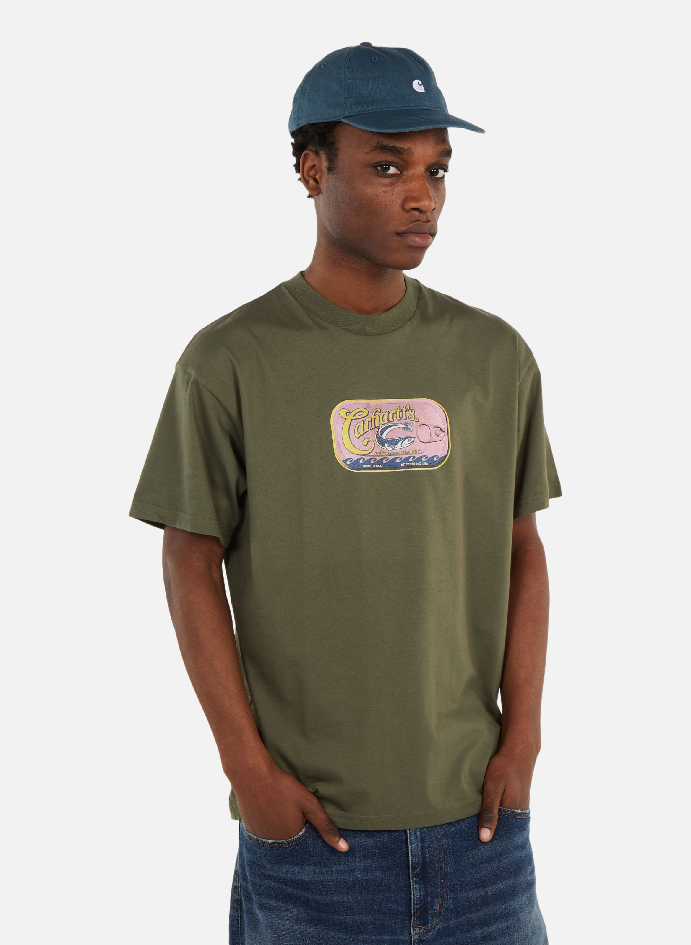 T-shirt s/s sardinas t-shirt CARHARTT WIP Vert