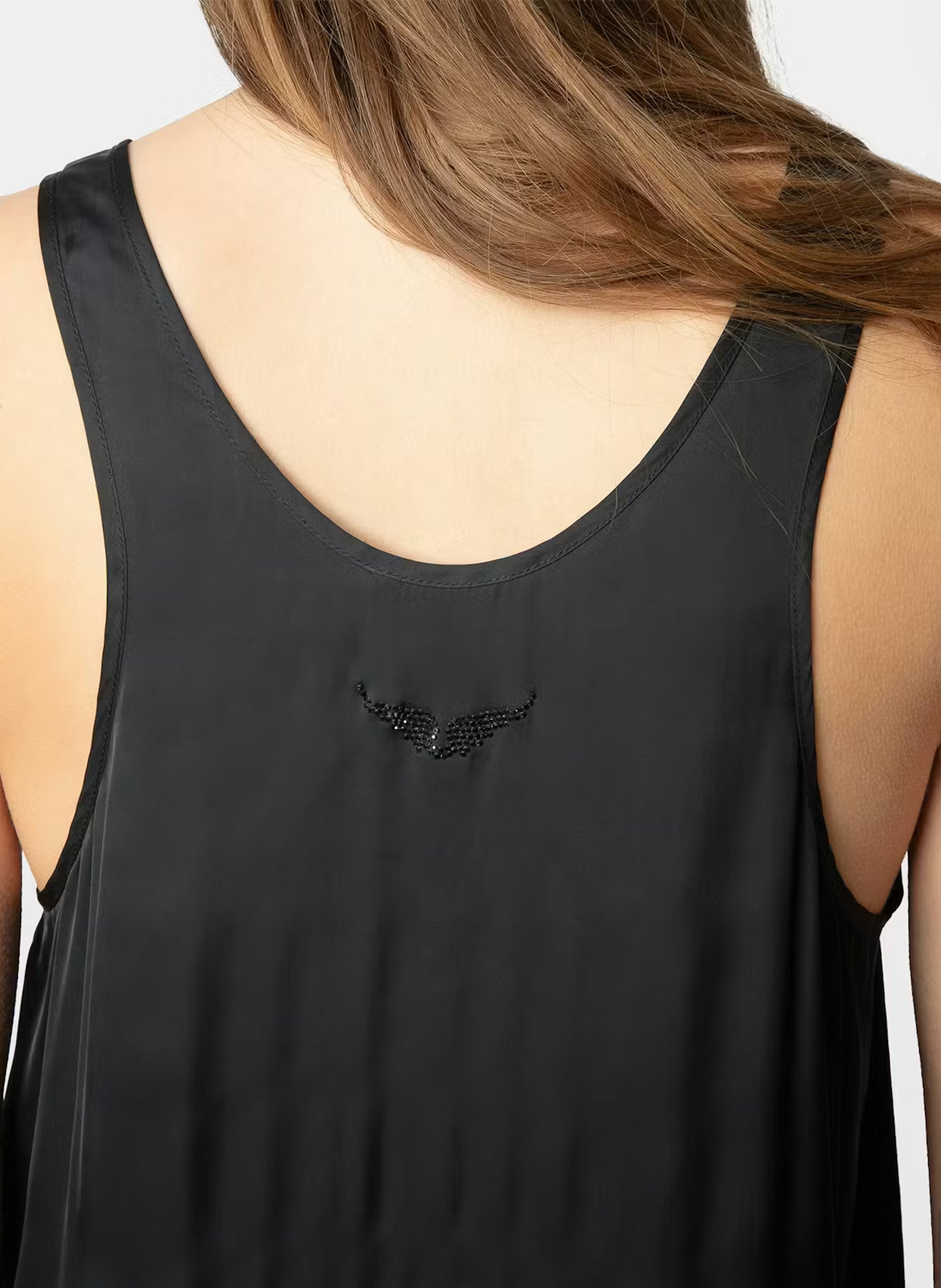 Rechte top met ronde hals Tarys ZADIG&VOLTAIRE Zwart