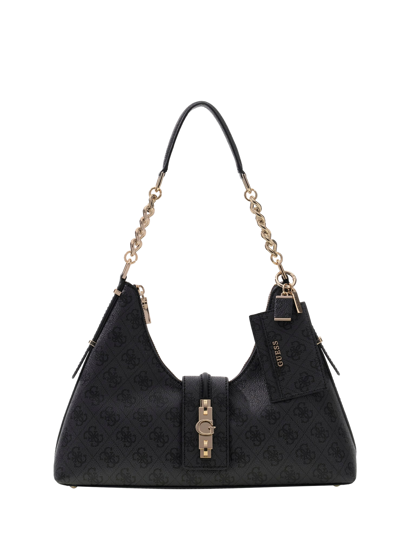 Bedruckte Handtasche GUESS Schwarz