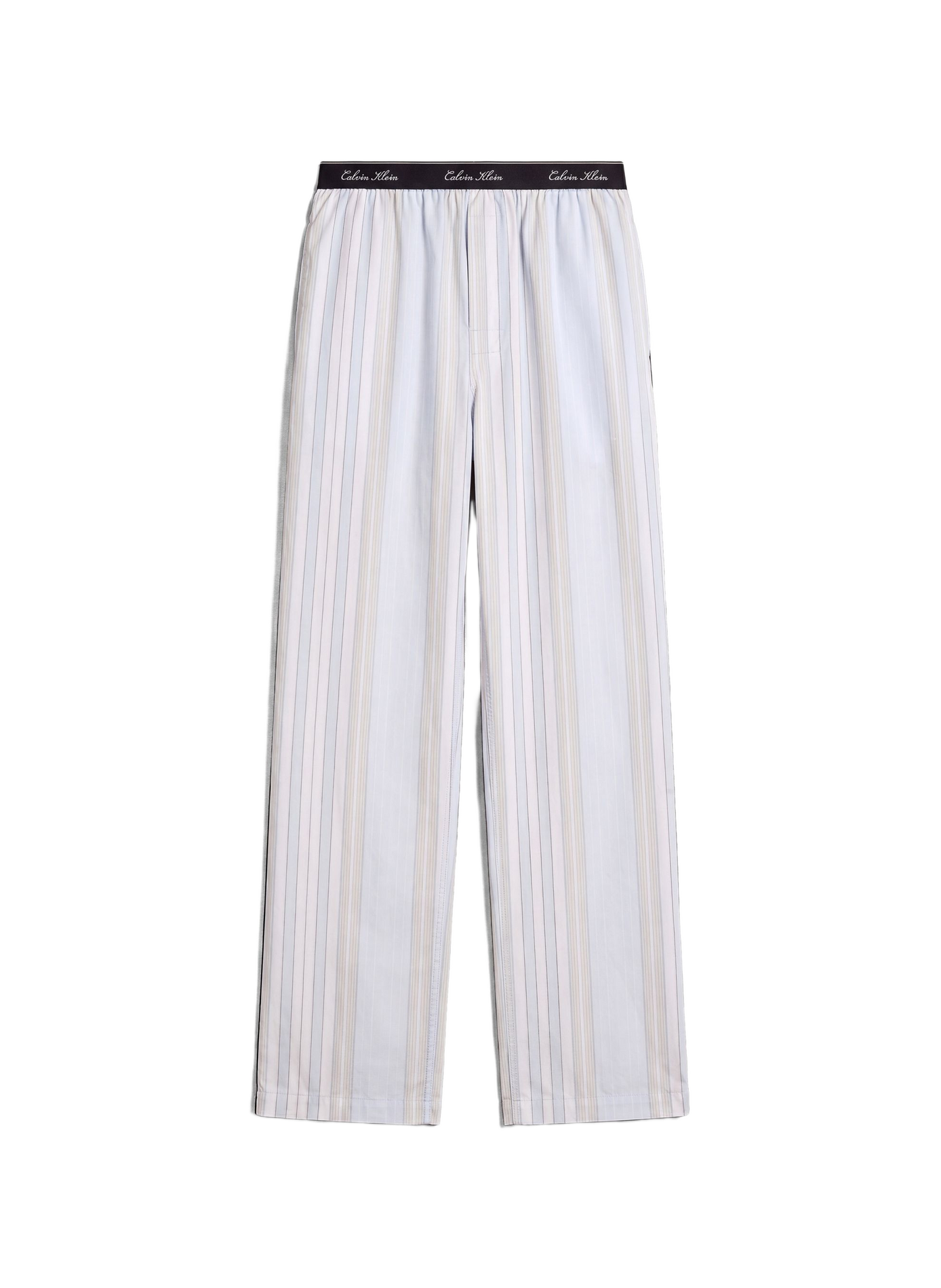 Pantalon de pyjama rayé en coton CALVIN KLEIN Multicolore