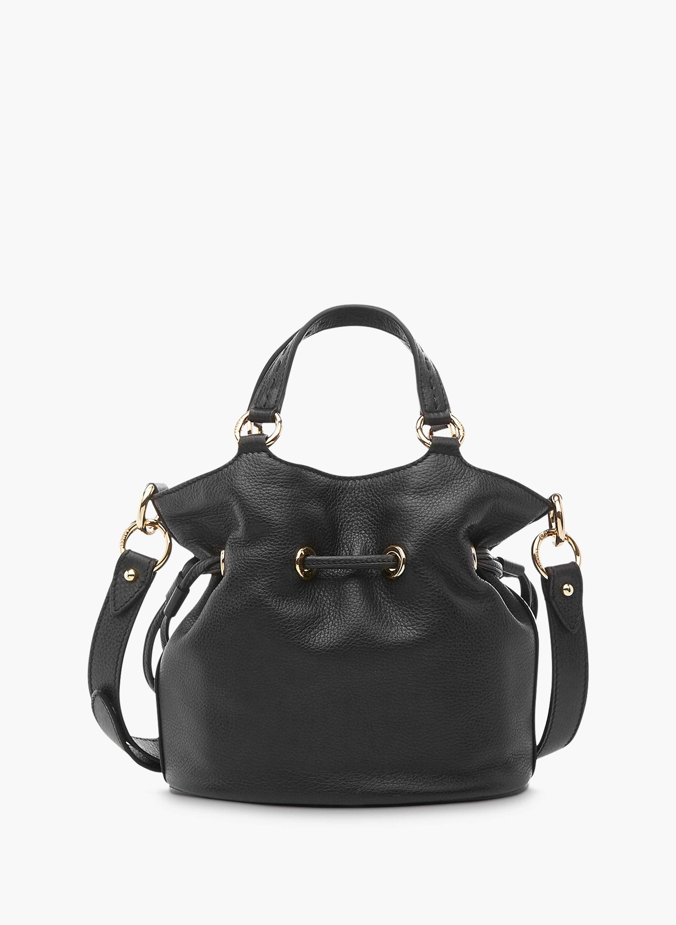 Sac seau s premier flirt de lancel en cuir LANCEL Noir