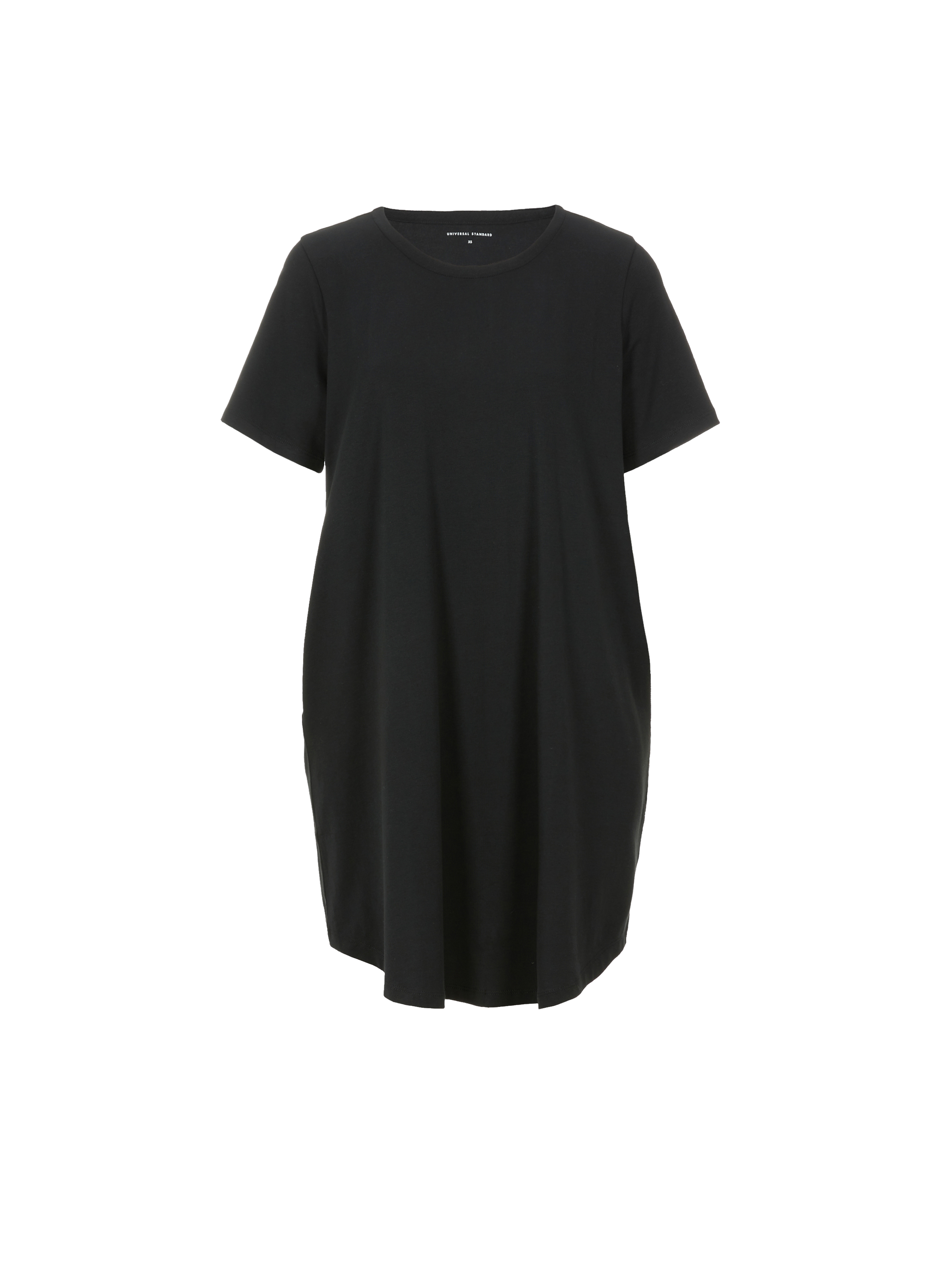 UNIVERSAL STANDARD Halie stretch cotton dress Black