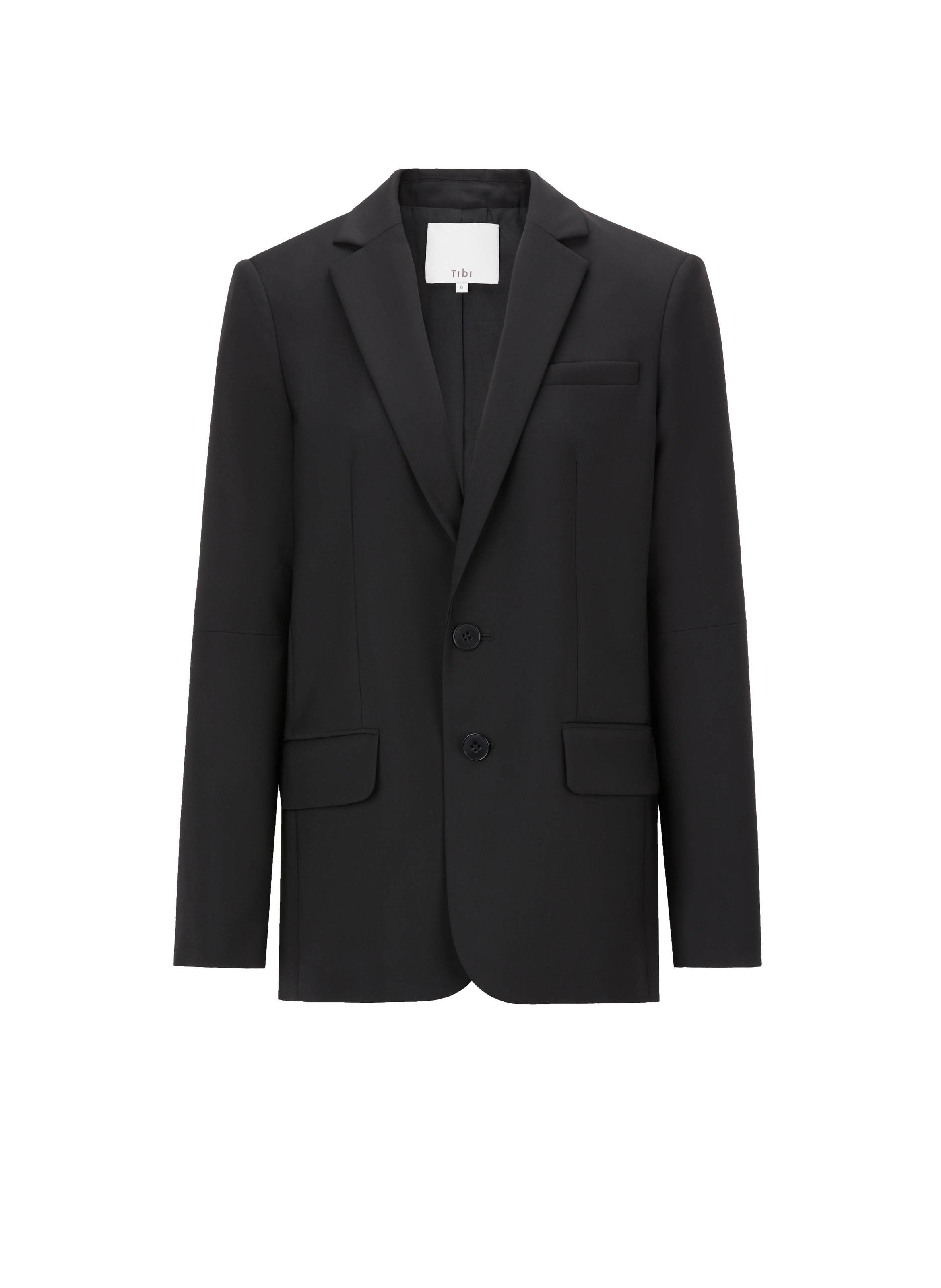 Veste détails ajourés en laine mélangée