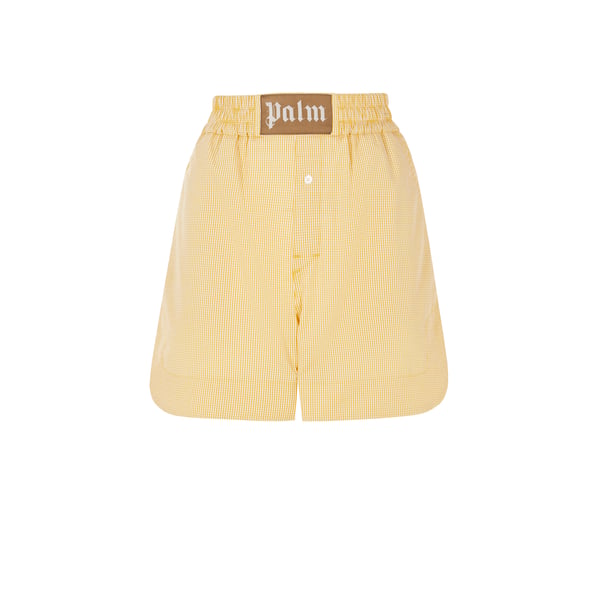 Short à Vichy en coton