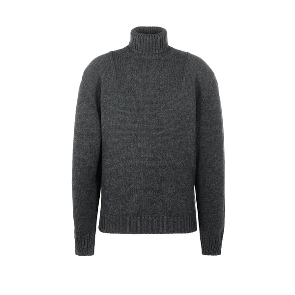 Pull large col roulé