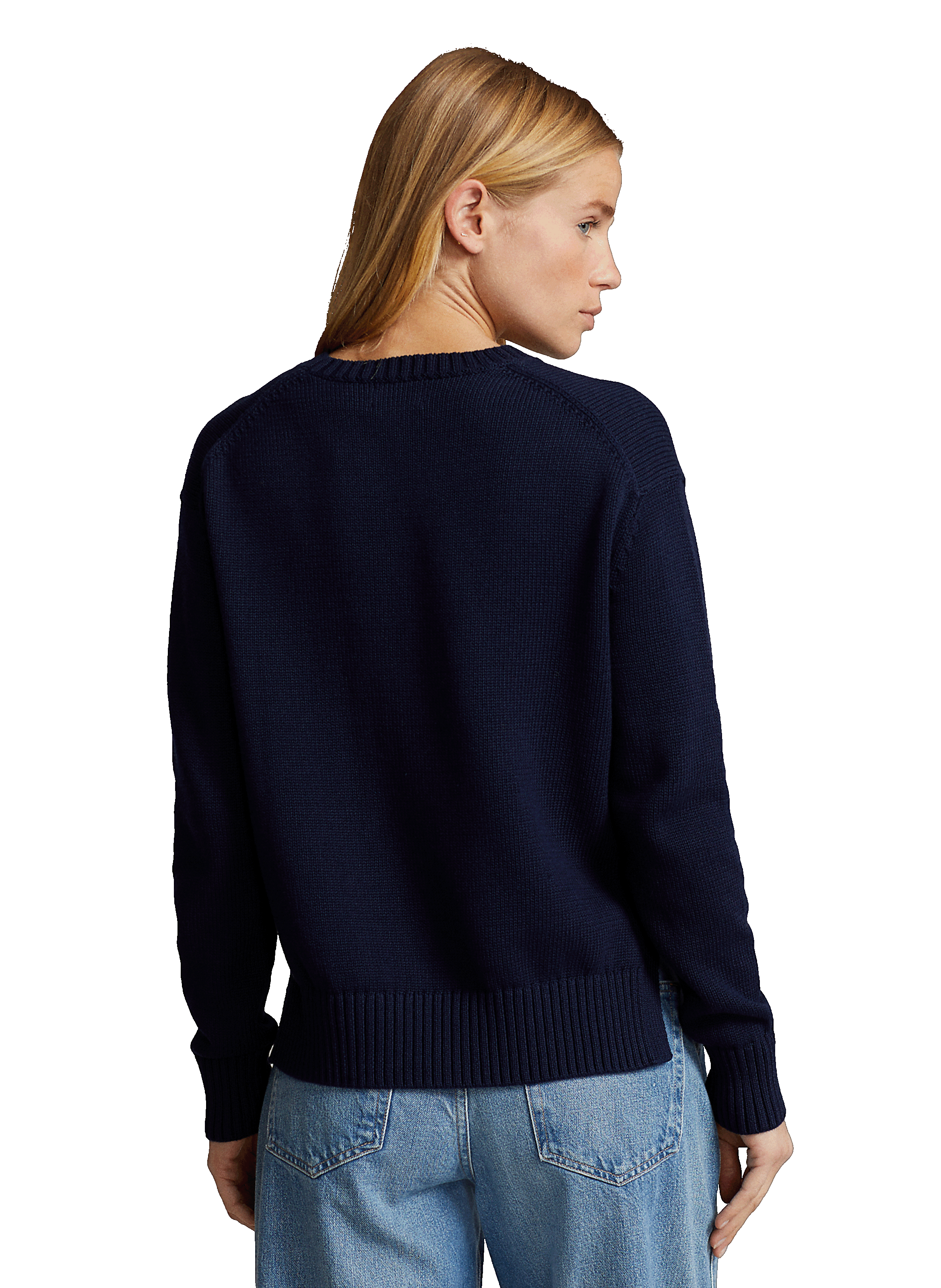 Pull en maille de coton  POLO RALPH LAUREN Bleu