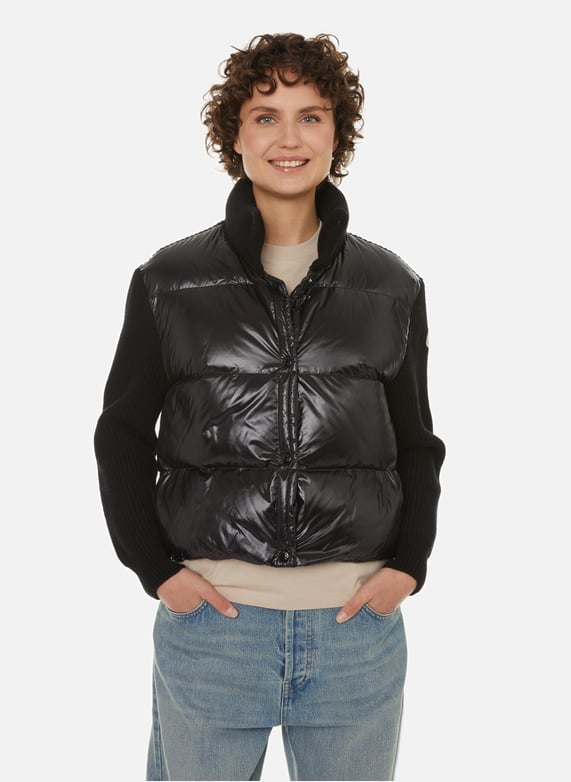 GILET AVEC EMPIeCEMENTS MATELASSeS MONCLER pour FEMME Printemps