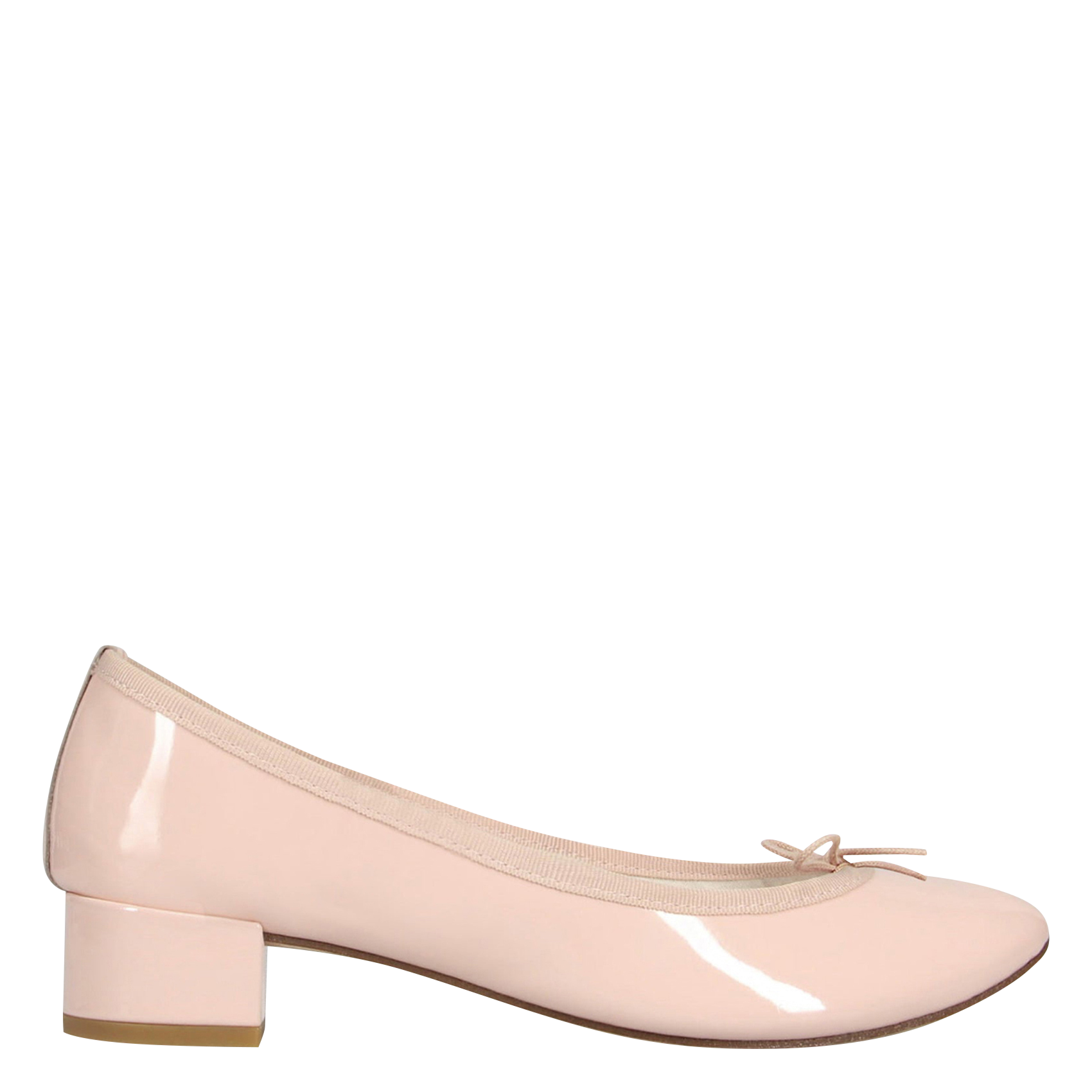 Ballerines en cuir vernis camille REPETTO Rose