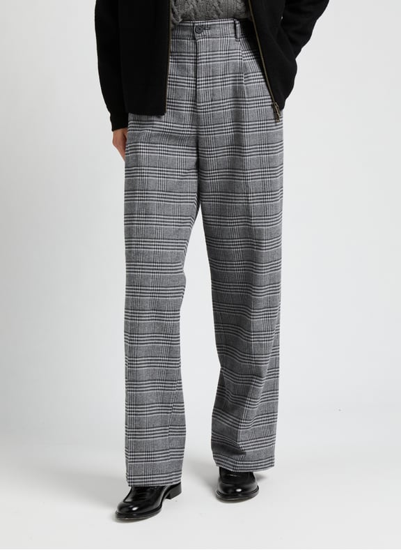 Cotton Trousers Grey by DOCKERS DOCKERS Cotton Trousers Grey