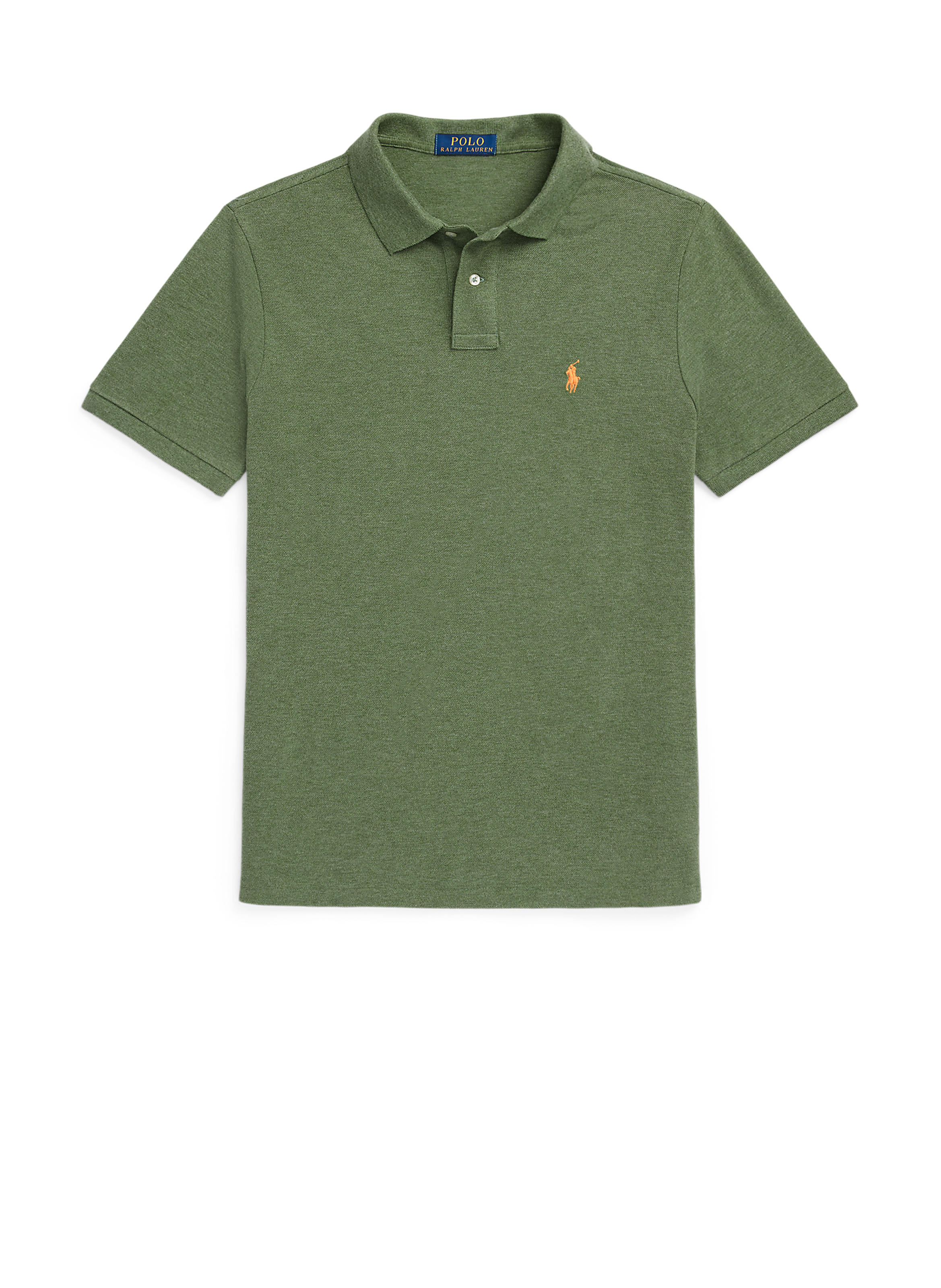 Organic cotton piqué polo shirt POLO RALPH LAUREN Green