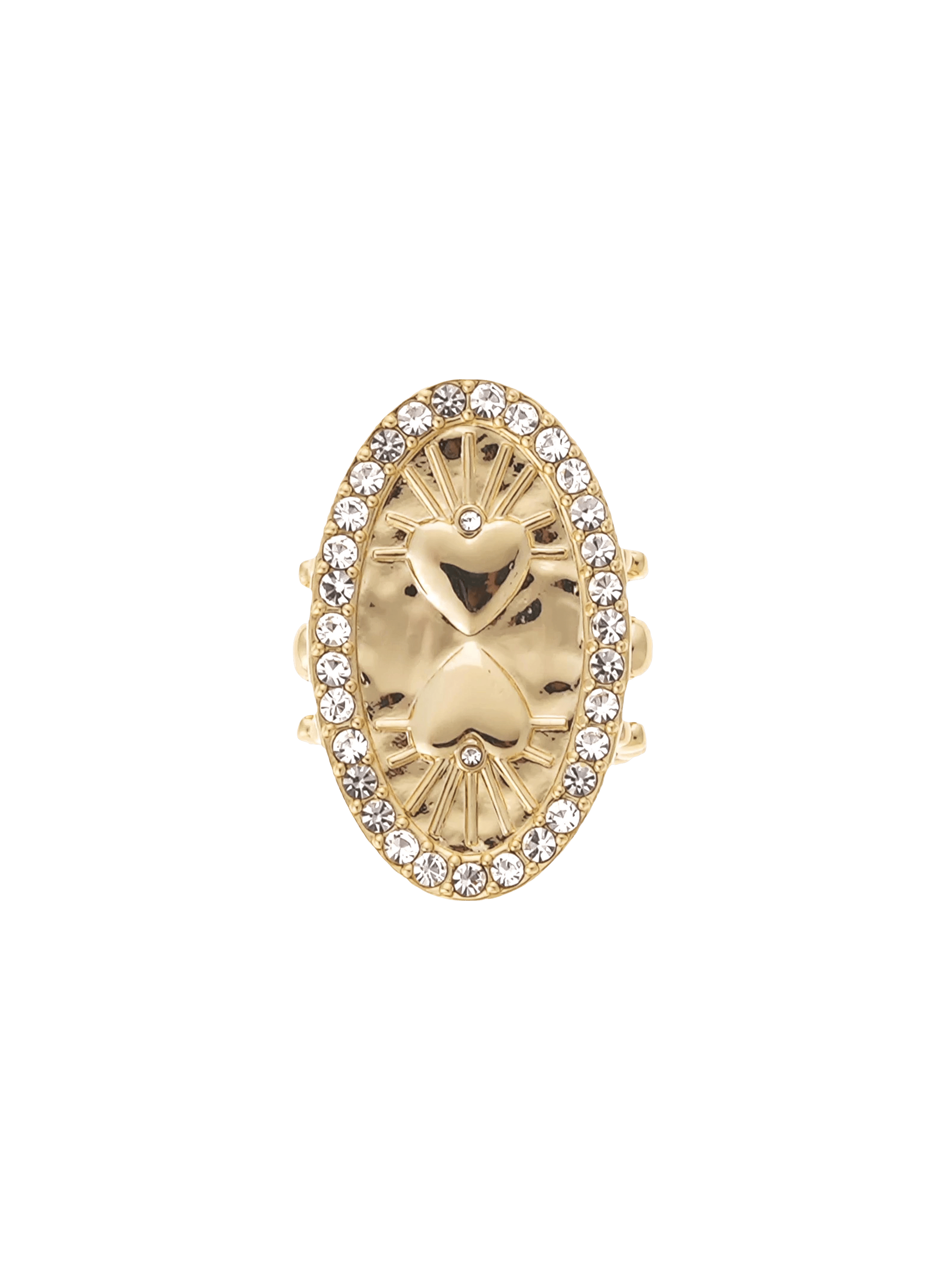 Bague ajustable avec cabochon central preacher HIPANEMA Doré