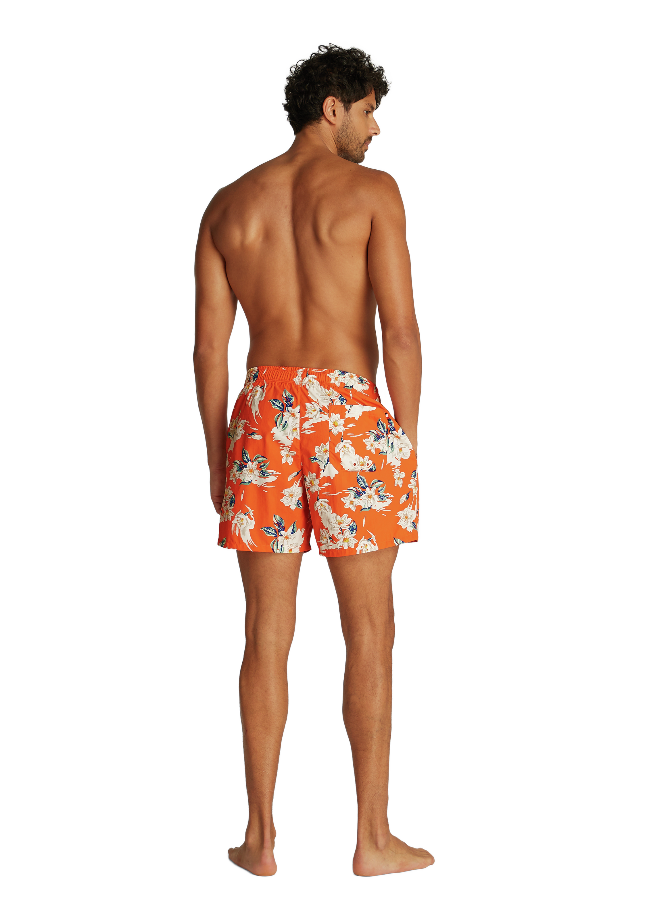  Printed swim shorts TOMMY HILFIGER Orange