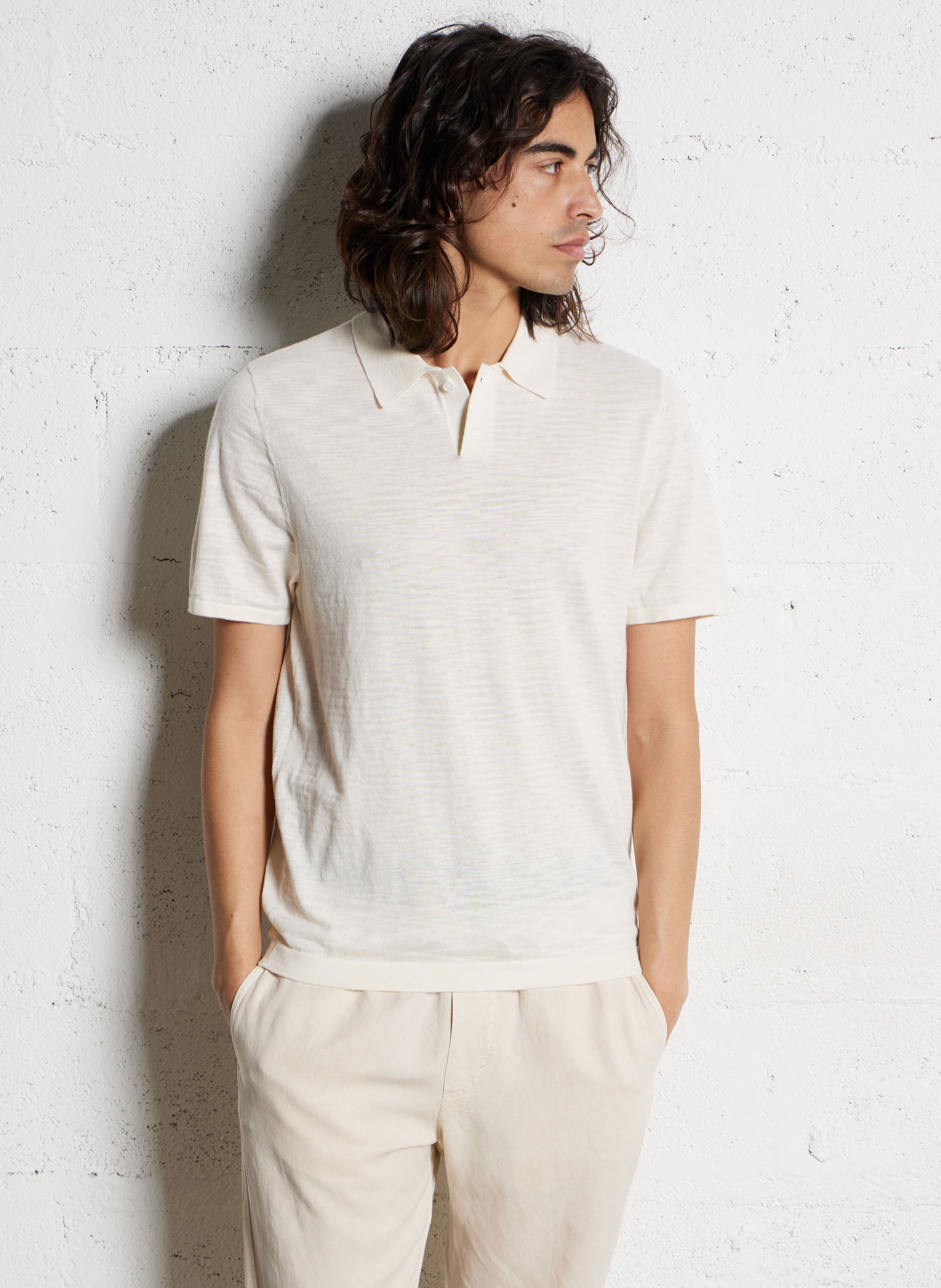 Polo manches courtes IKKS Blanc