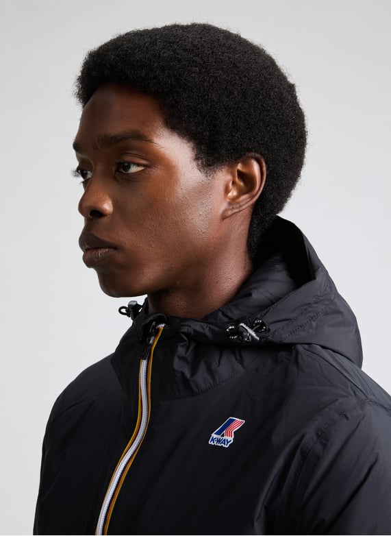 Blouson droit à capuche | Noir by K-WAY Blouson droit à capuche Noir