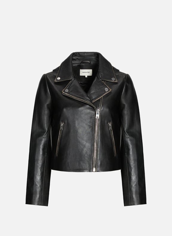 Veste en cuir motard VECTO SAISON 1865 Veste en cuir motard VECTO SAISON 1865