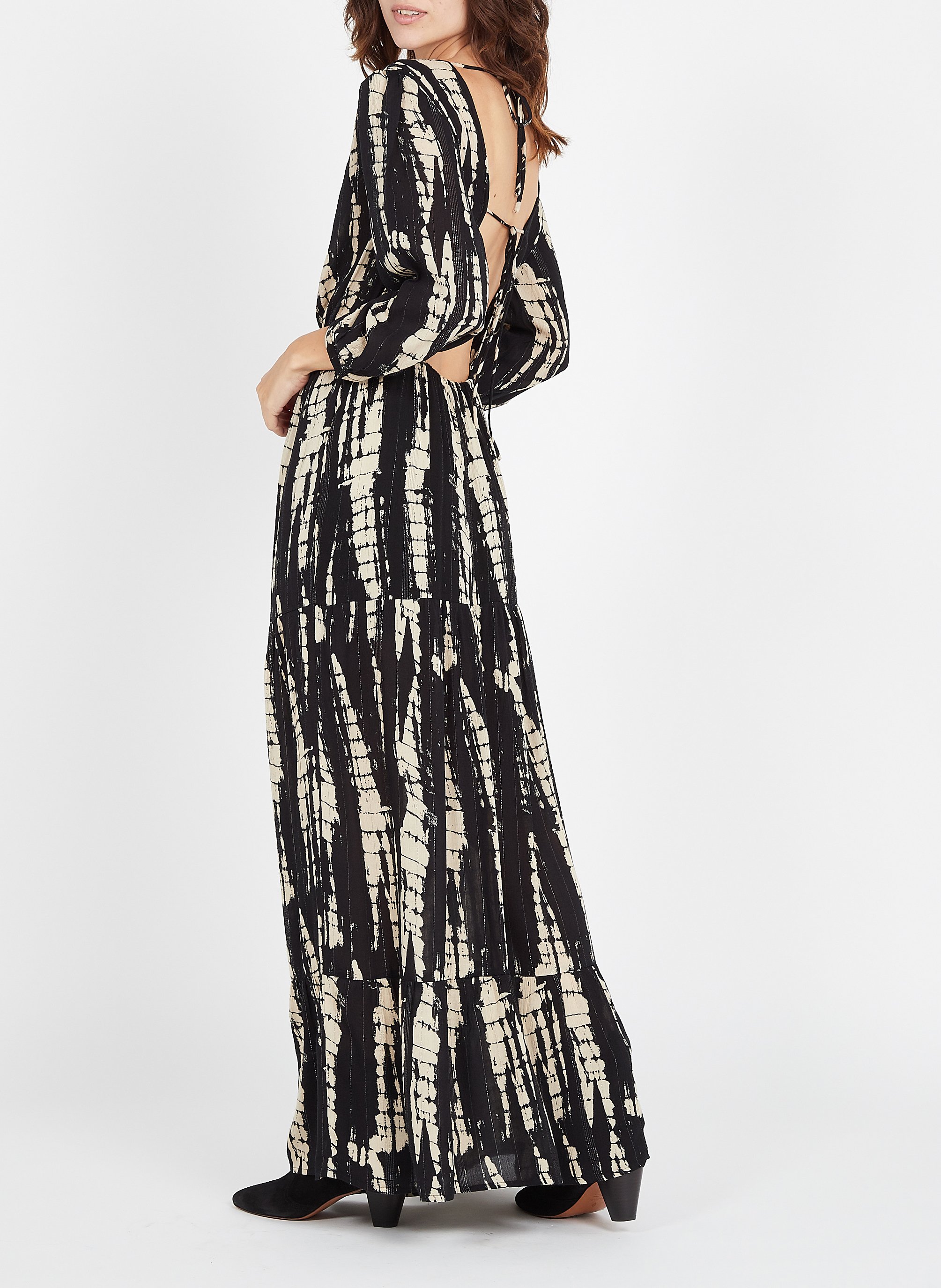 Bottines en cuir de vachette casey BA&SH Noir