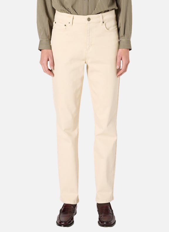 Jean beige droit - carmen Beige by GERARD DAREL GERARD DAREL Jean beige droit - carmen Beige