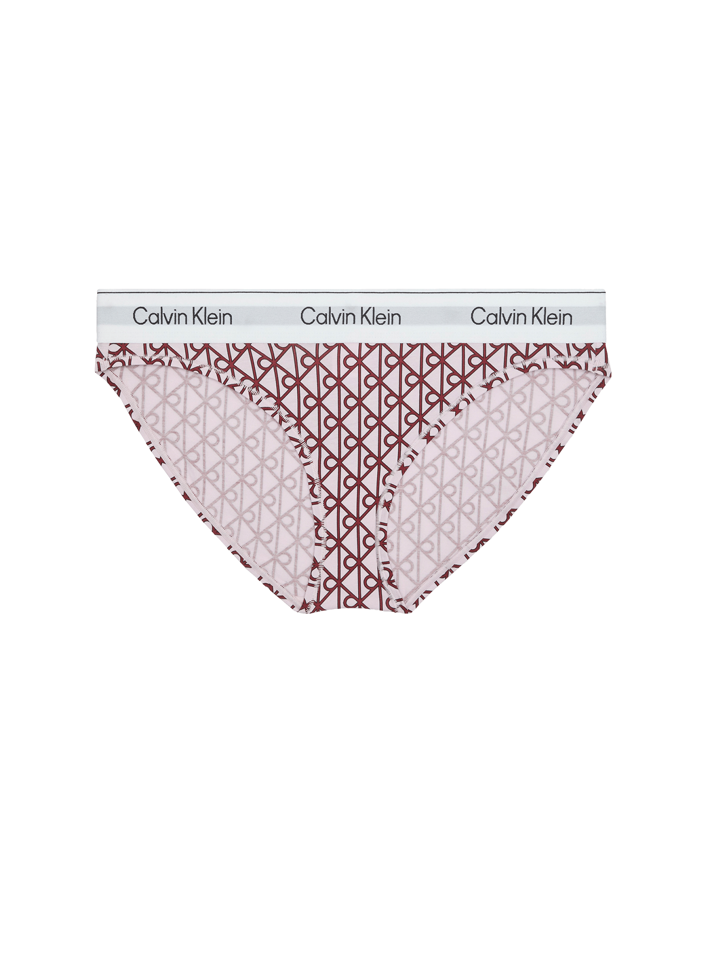 Culottes imprimées en coton mélangé CALVIN KLEIN Rouge