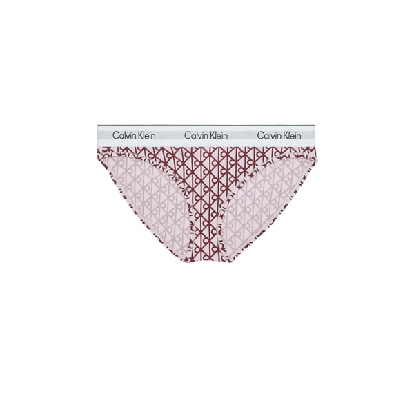 Calvin Klein Culottes Imprimées En Coton Mélangé In Red