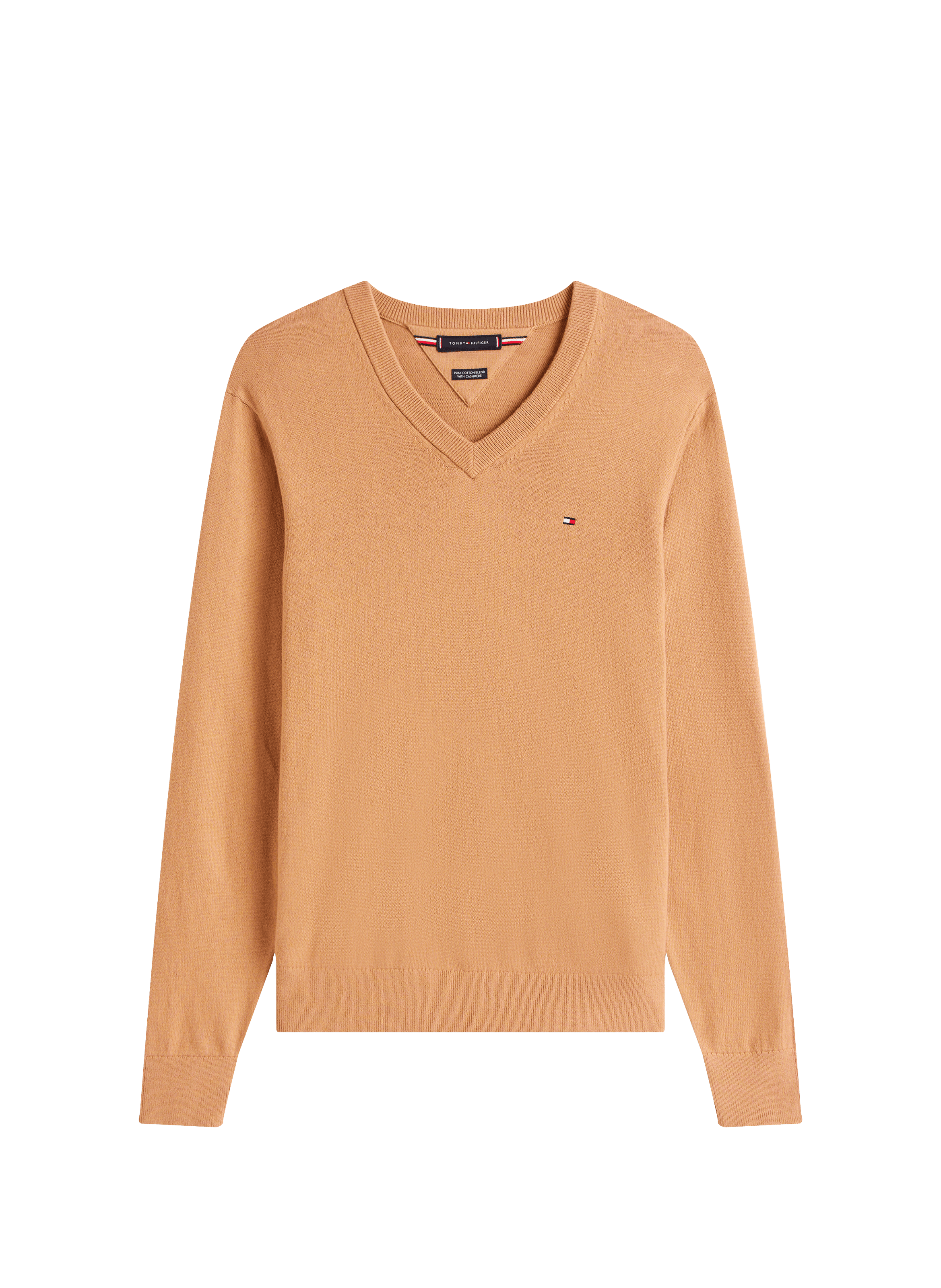 Cotton and cashmere jumper   Timeless camel