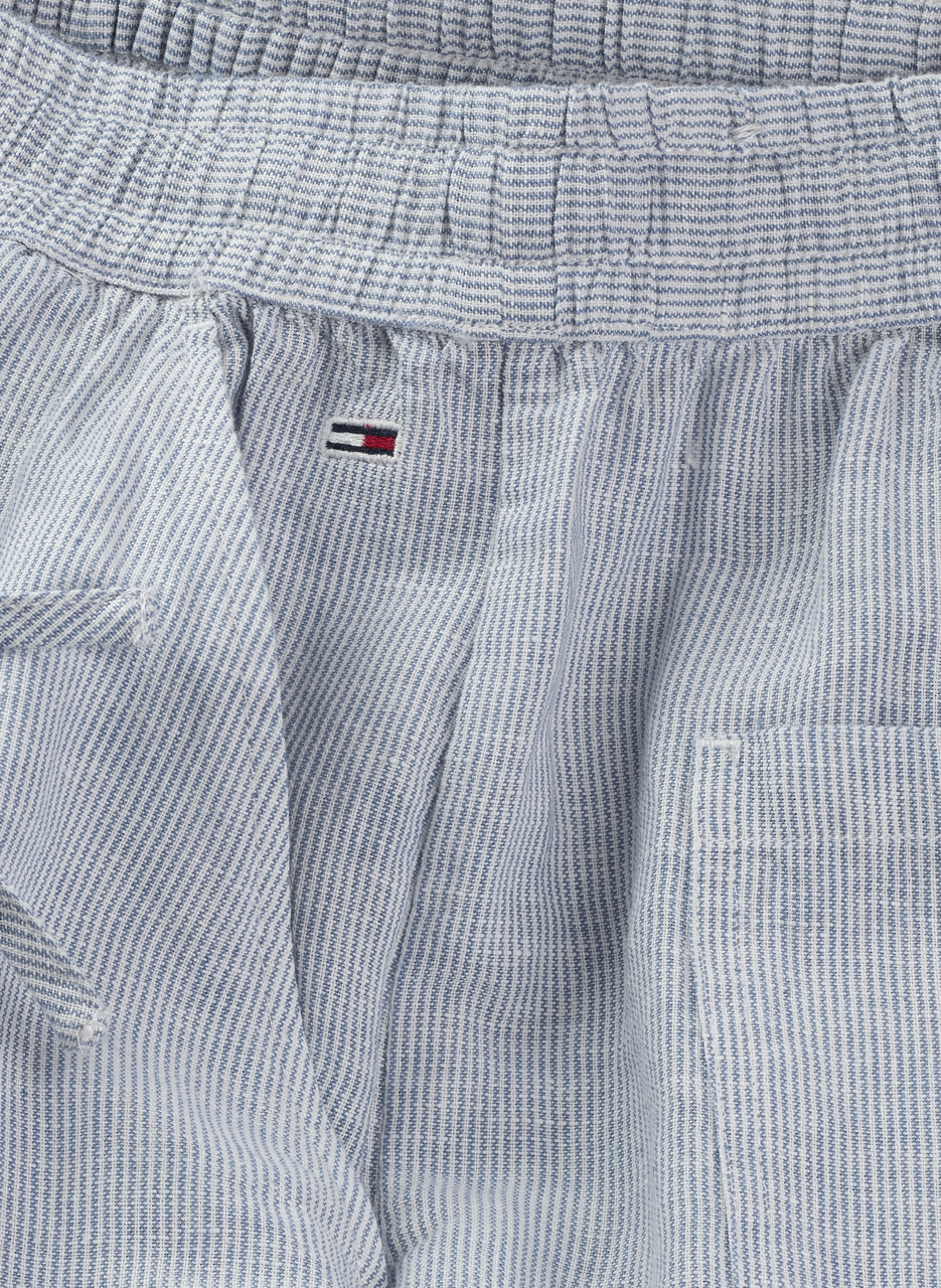 Pantalon fluide à rayures  TOMMY HILFIGER Bleu