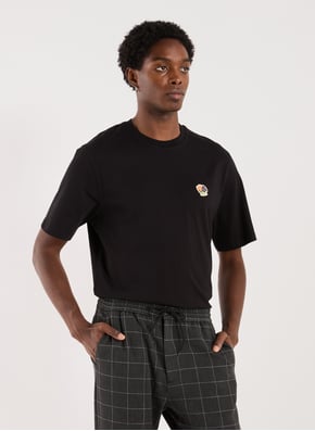 T-shirt droit brodé en coton LES DEUX T-shirt droit brodé en coton LES DEUX