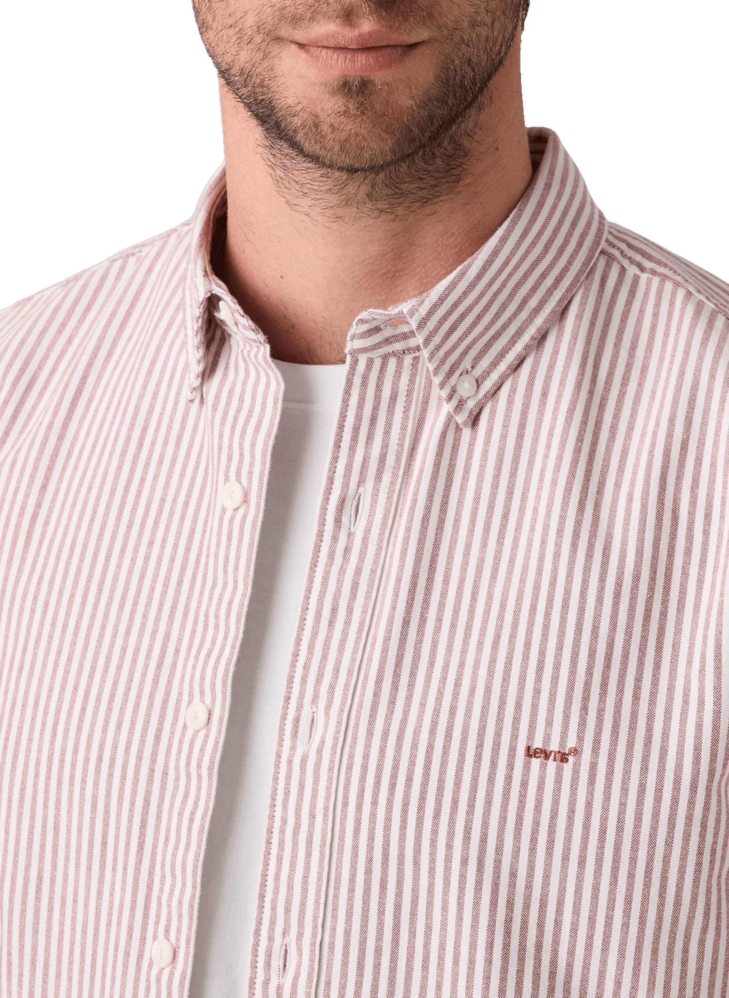 Chemise en coton  LEVI&#039;S Marron