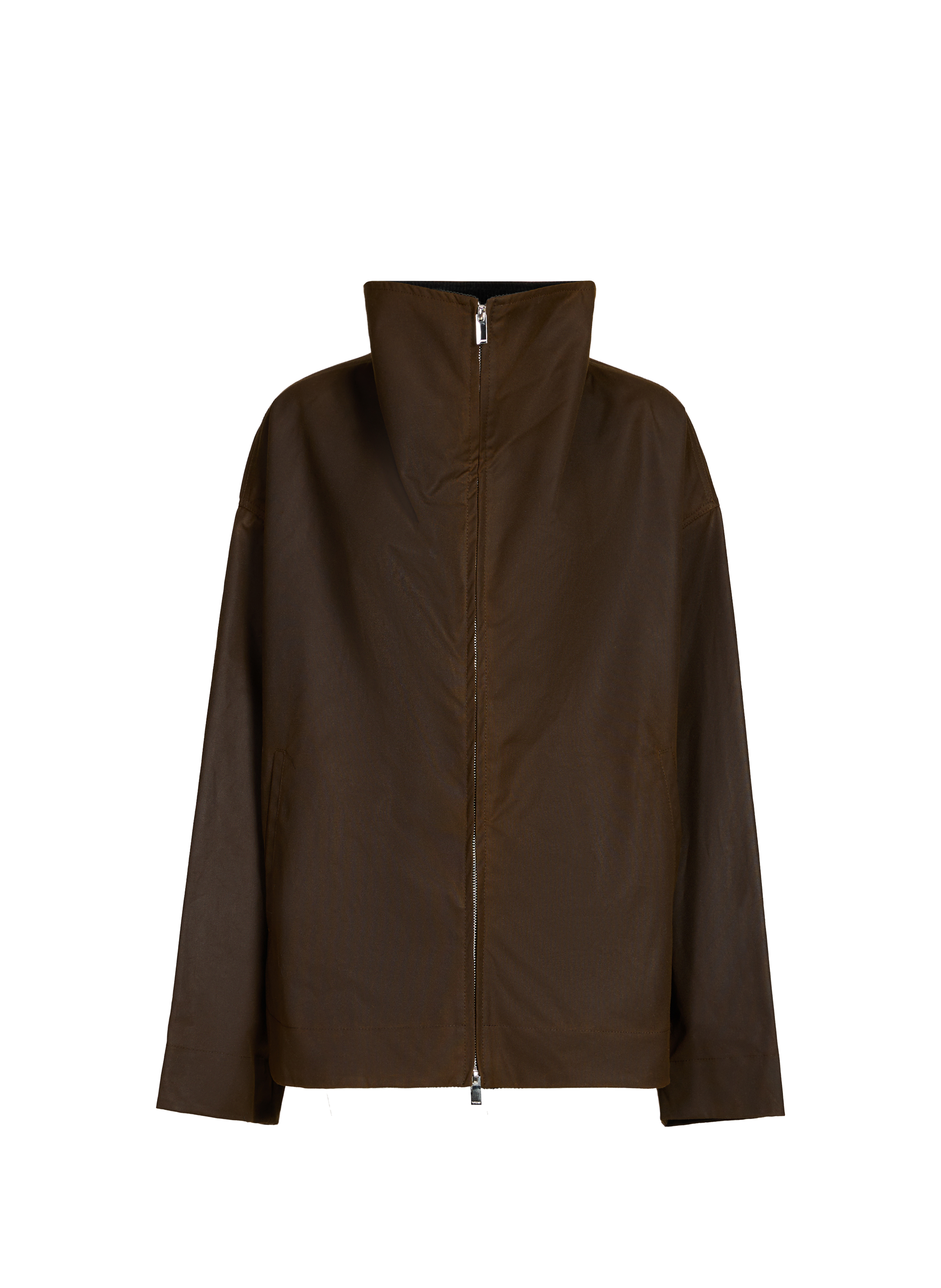 Oversized cotton jacket  TOTEME Brown