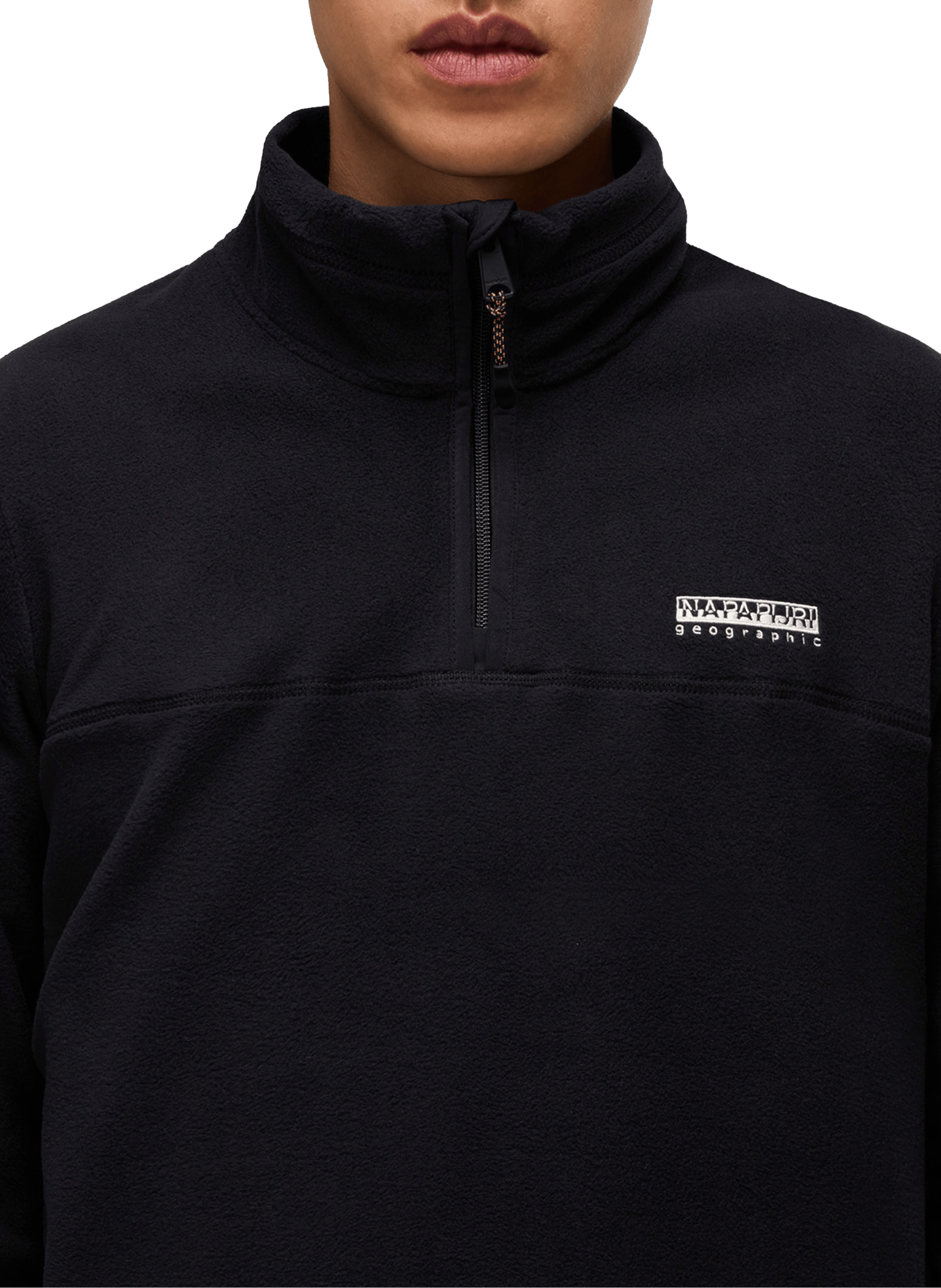 Polaire droite à col montant NAPAPIJRI Noir