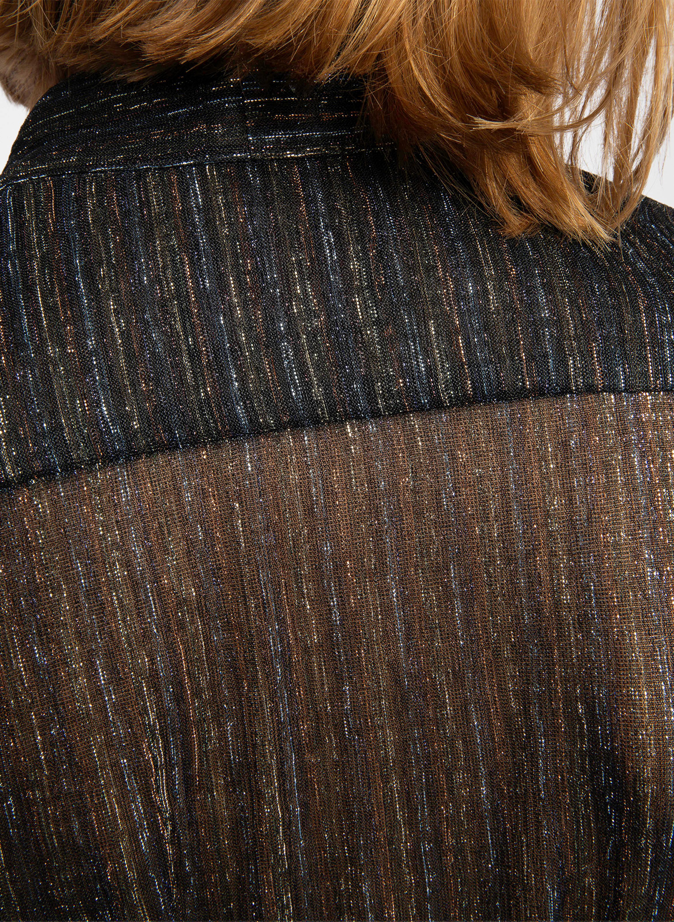 Chemise ajustée col lavallière transparente tulba ZADIG&VOLTAIRE Noir