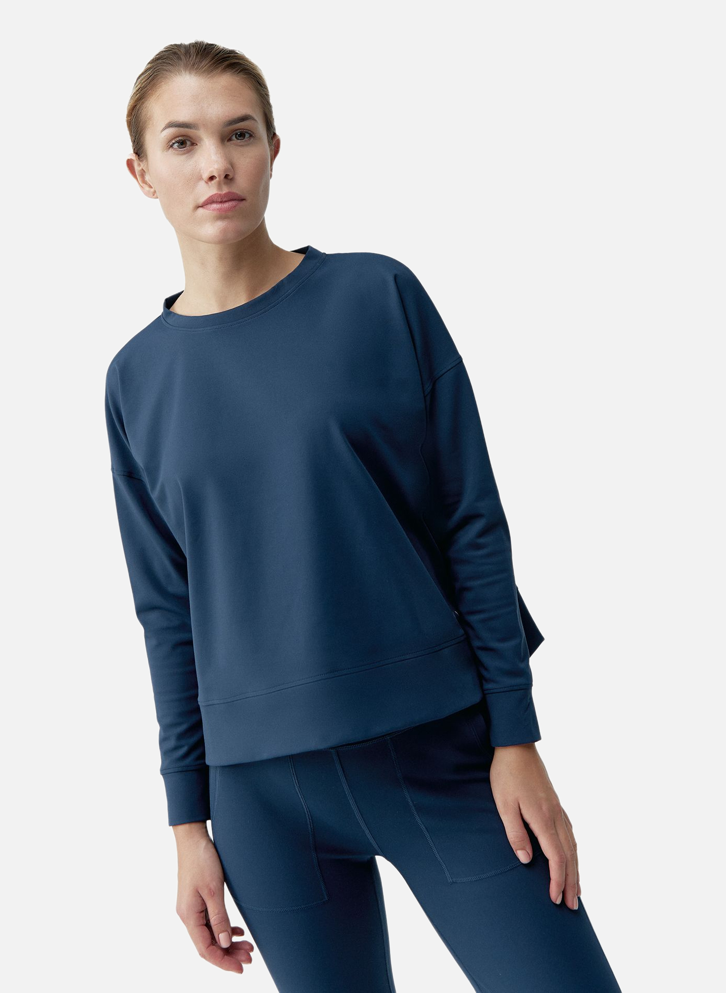 Sweat de sport sans capuche performance daba BORN LIVING YOGA Bleu