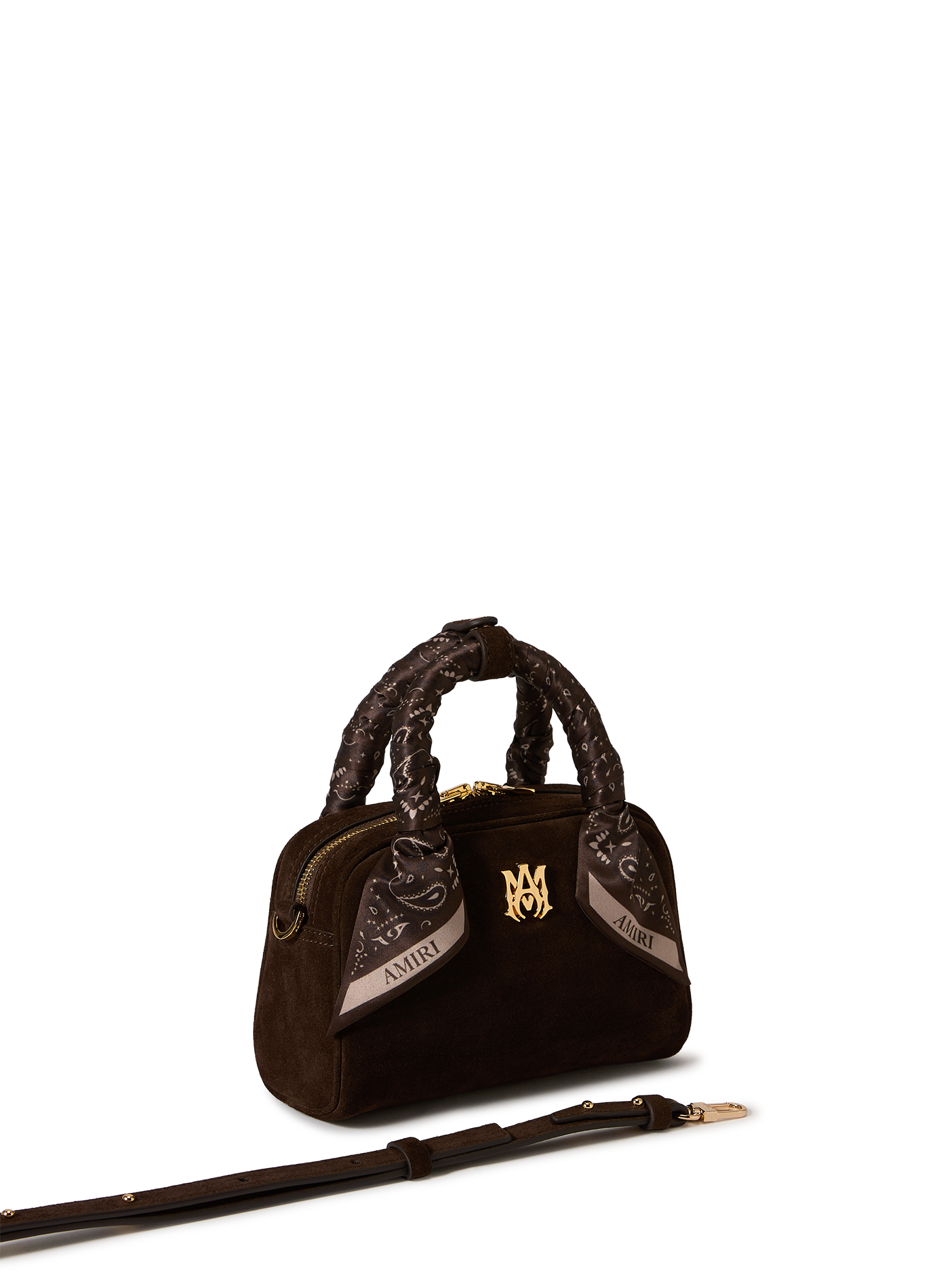 Sac à main en cuir suédé AMIRI Multicolore