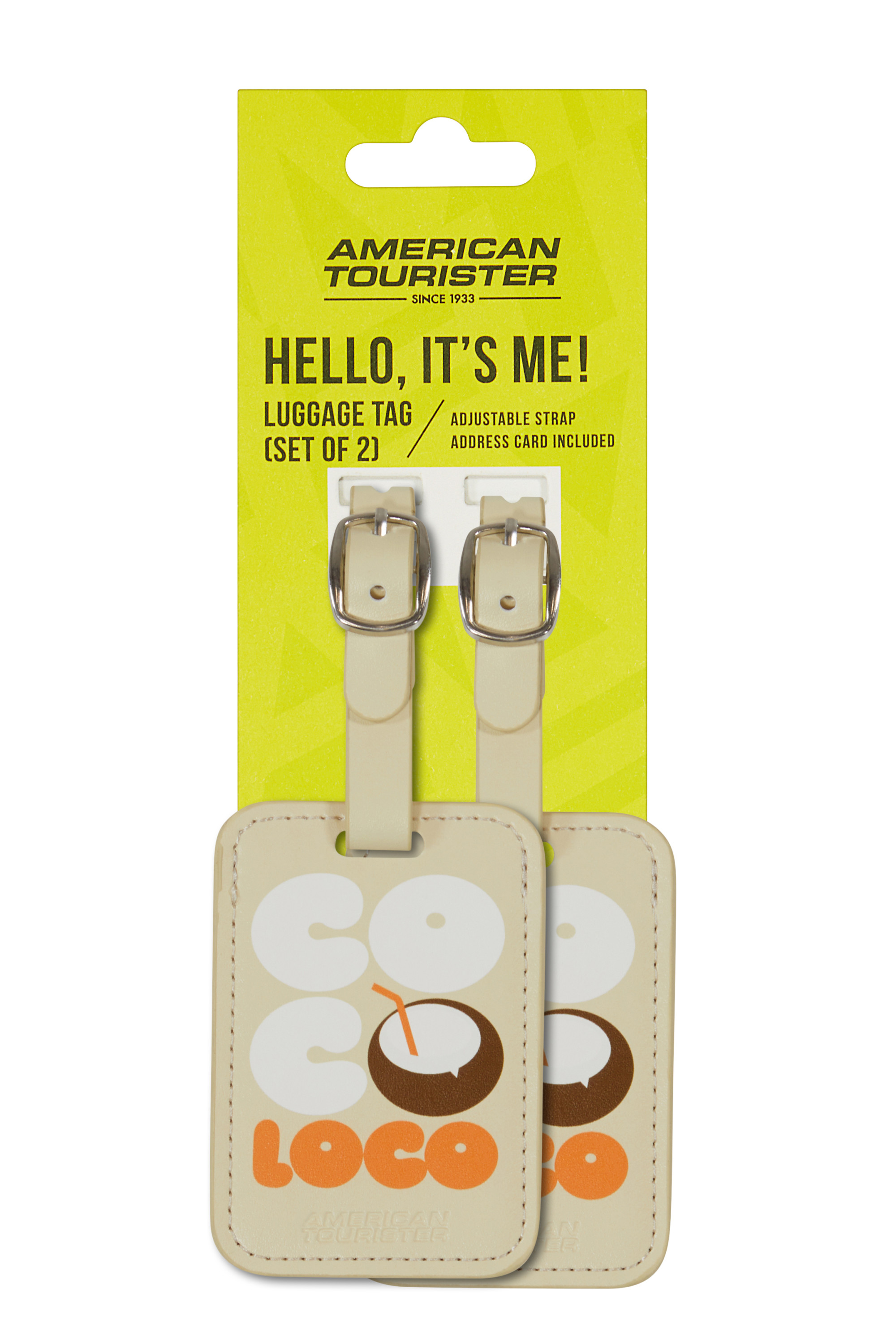 Étiquette bagages taille s AMERICAN TOURISTER Beige