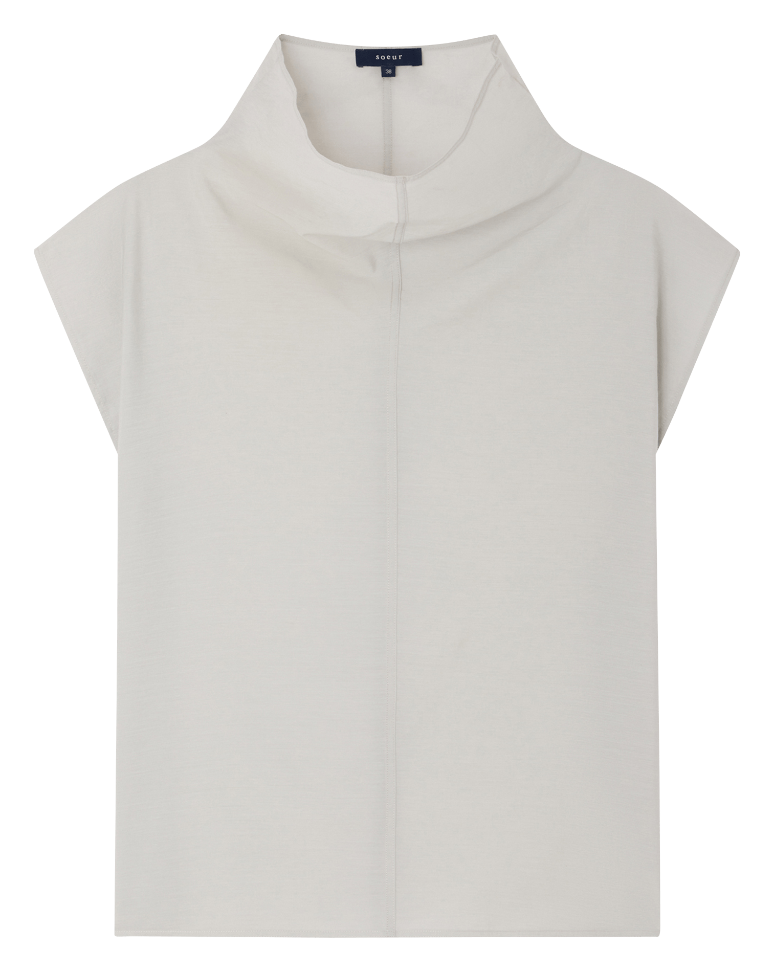 Top ample col montant izumi SOEUR Gris