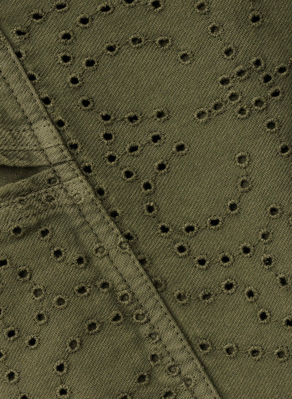 Pantalon droit en coton giany Kaki