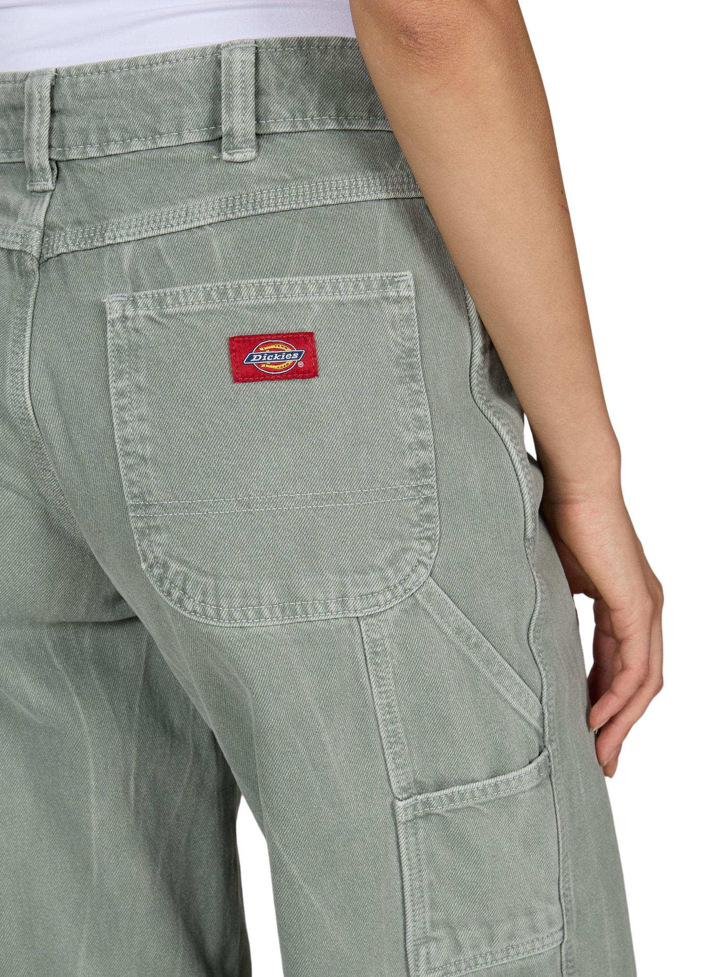 Rechte cargobroek van katoen DICKIES Blauw