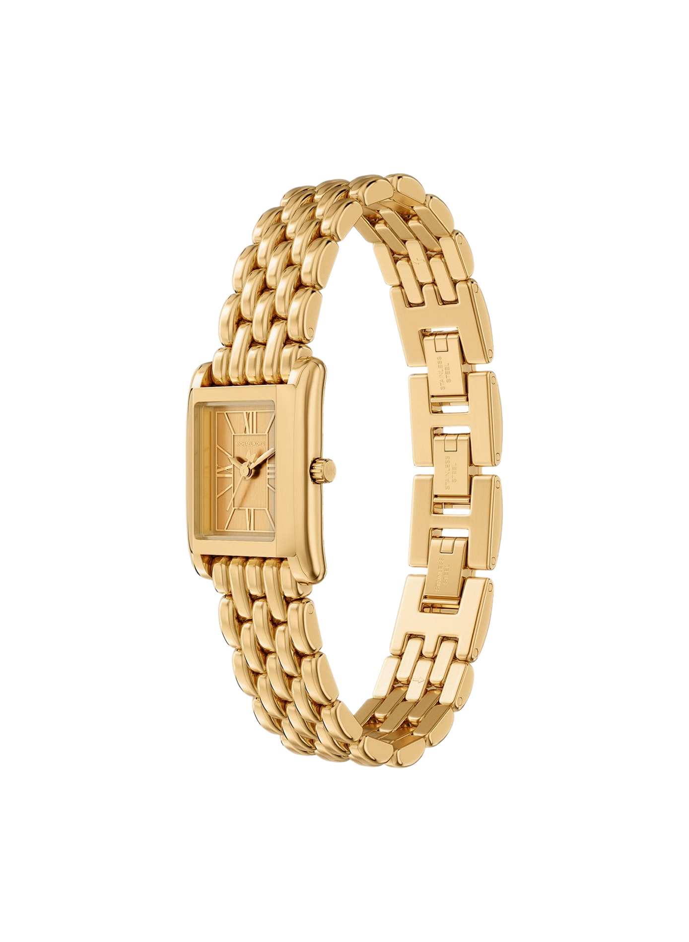 Montre quartz Petite Essex en acier inoxydable MICHAEL KORS MONTRES Doré