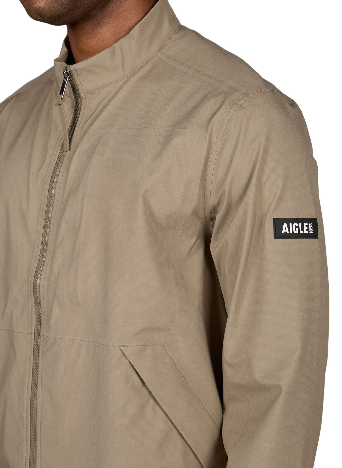 Blouson droit à col légèrement montant AIGLE Marron