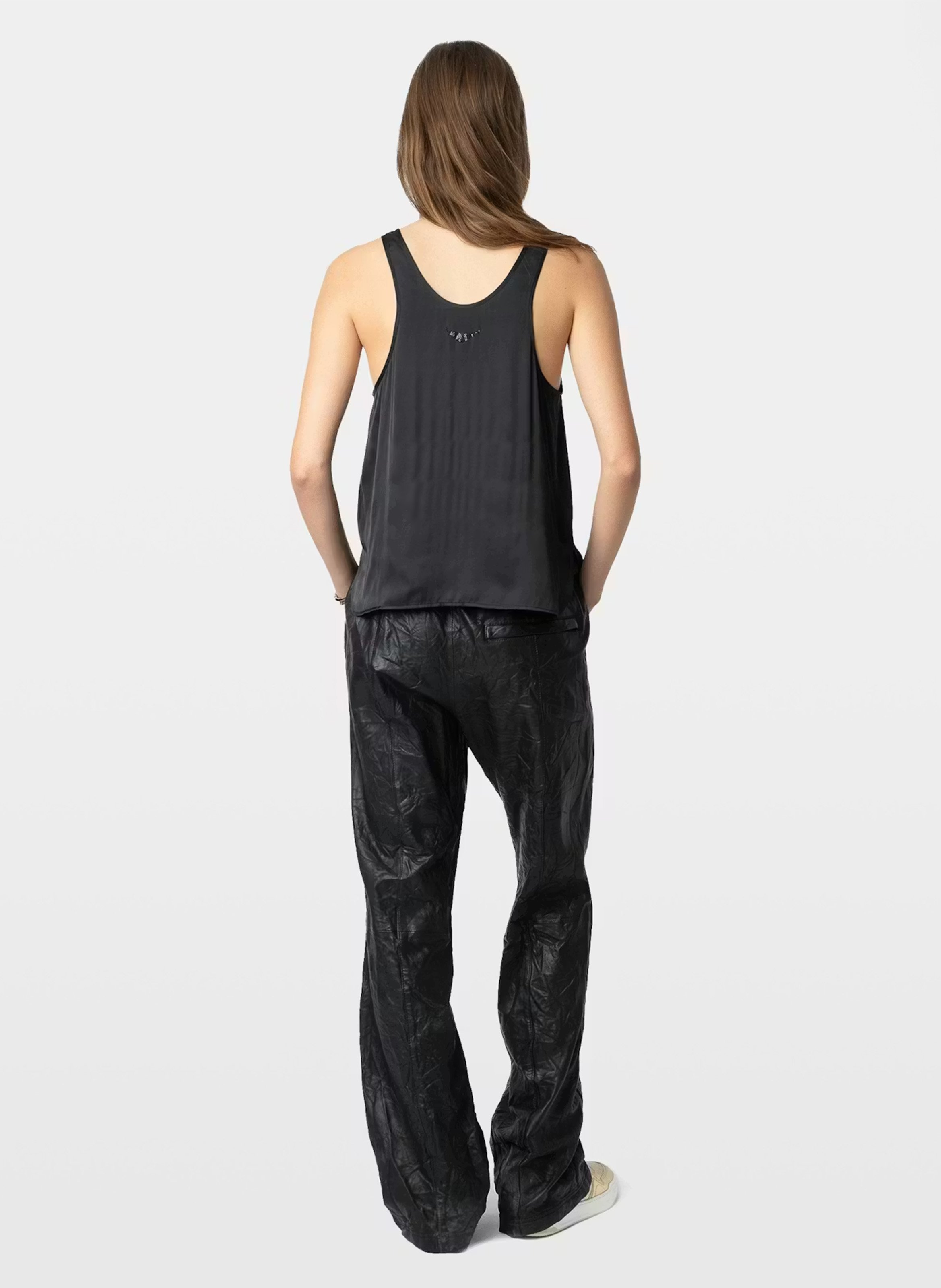 Rechte top met ronde hals Tarys ZADIG&VOLTAIRE Zwart