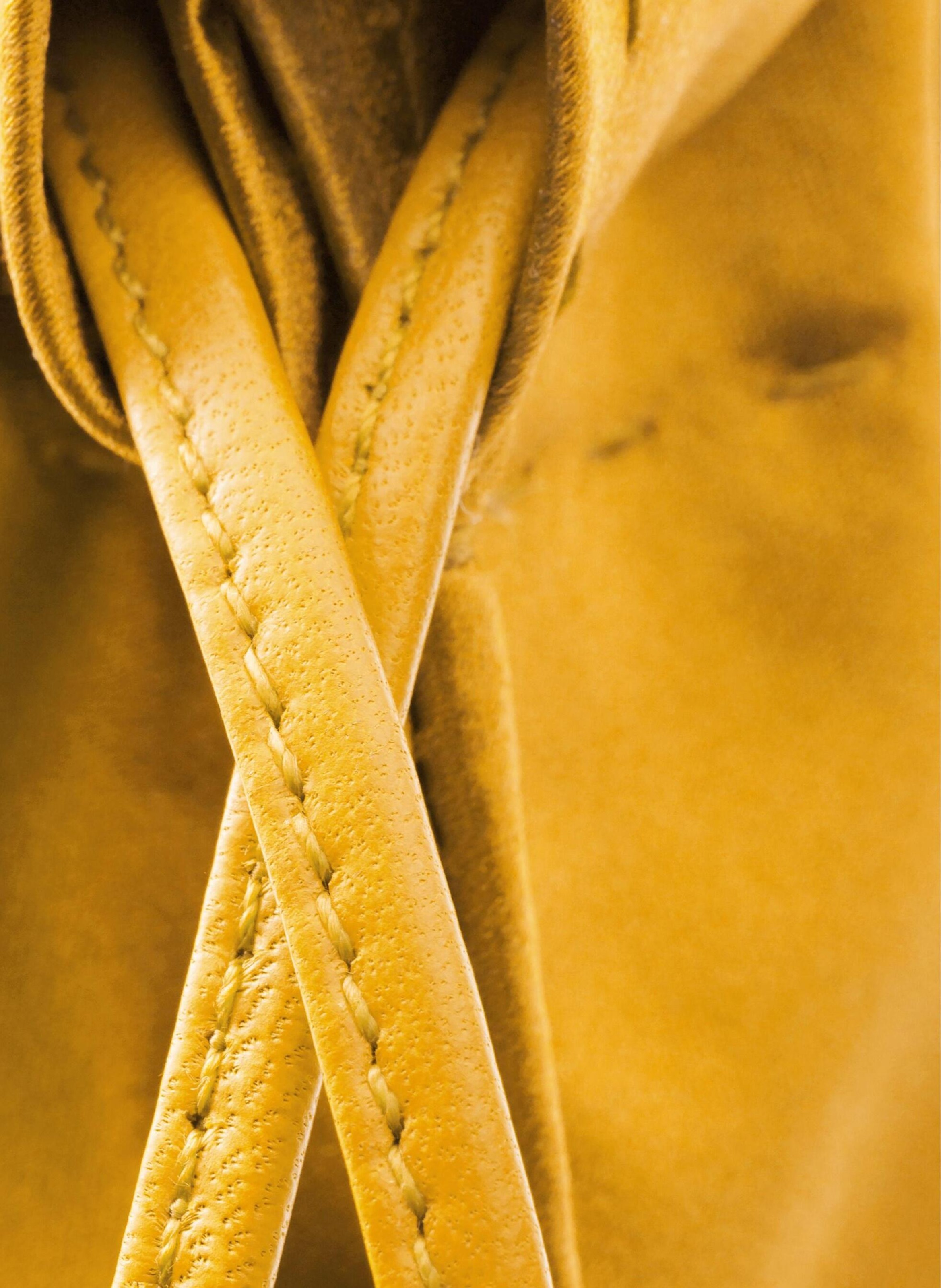 Pochette prada wish en duchesse de soie PRADA Jaune