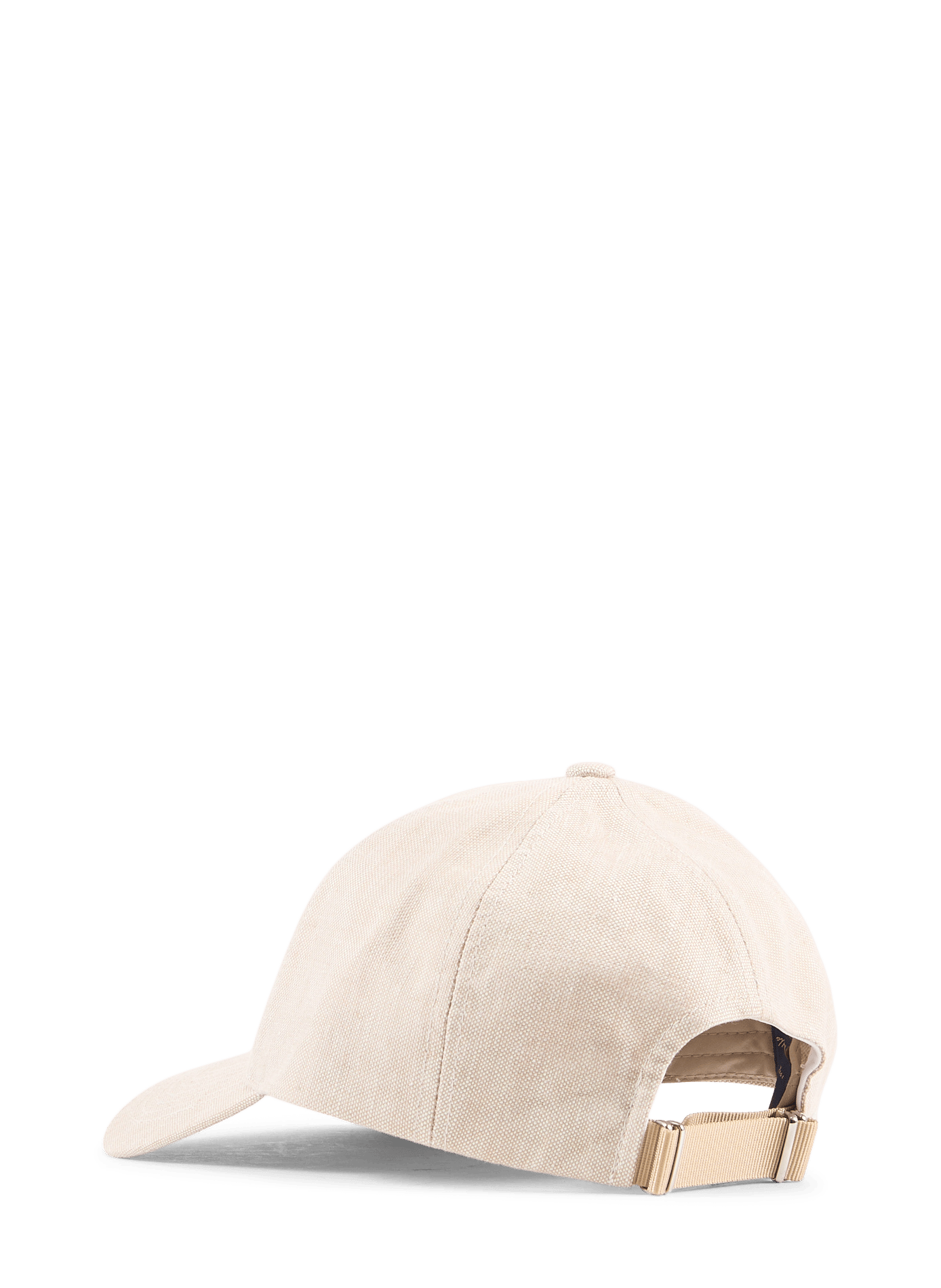 Casquette en lin VARSITY Beige