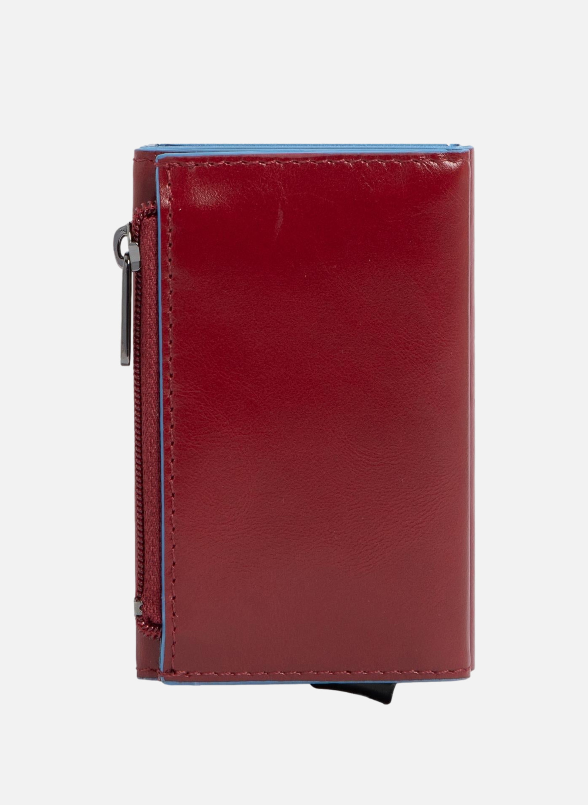 Portefeuille compact pop-up avec porte-monnaie PIQUADRO Rouge